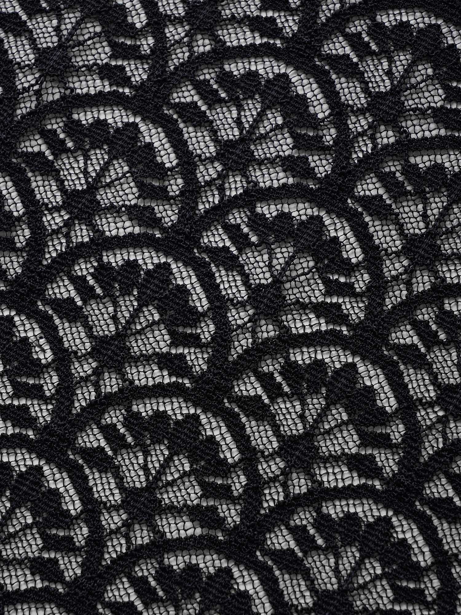 Crochet Lace Mesh Twist Swim Dress - Image 7