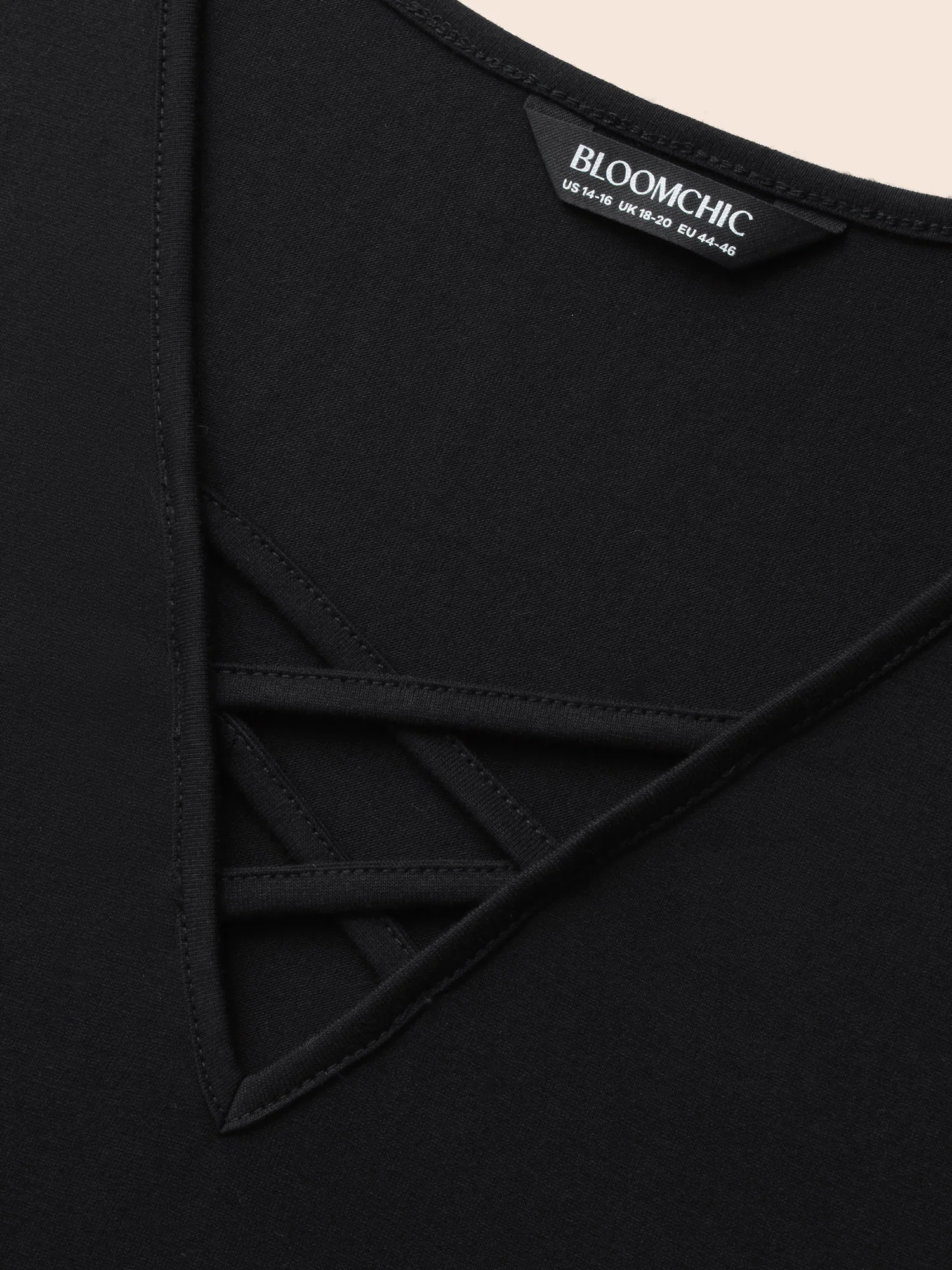Cross Front Bell Sleeve Top - Image 6