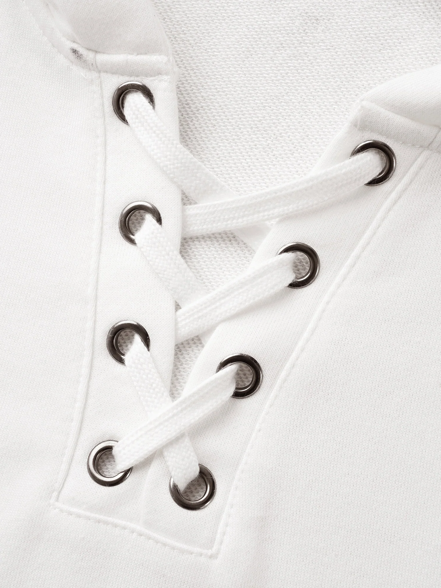 Cross Straps Kangaroo Pocket Hooded Sweatshirt - Image 5