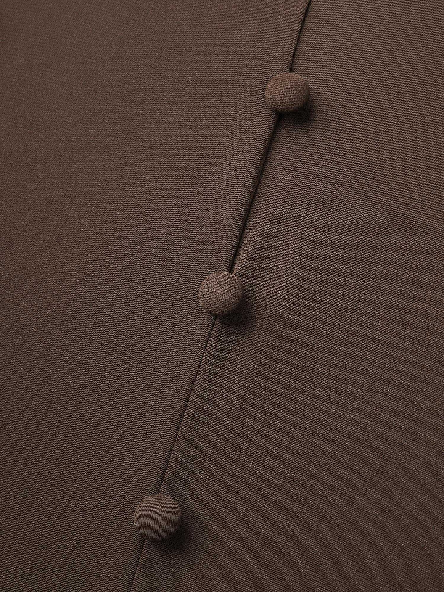 Cross-Tie Button Detail Maxi Dress - Image 5