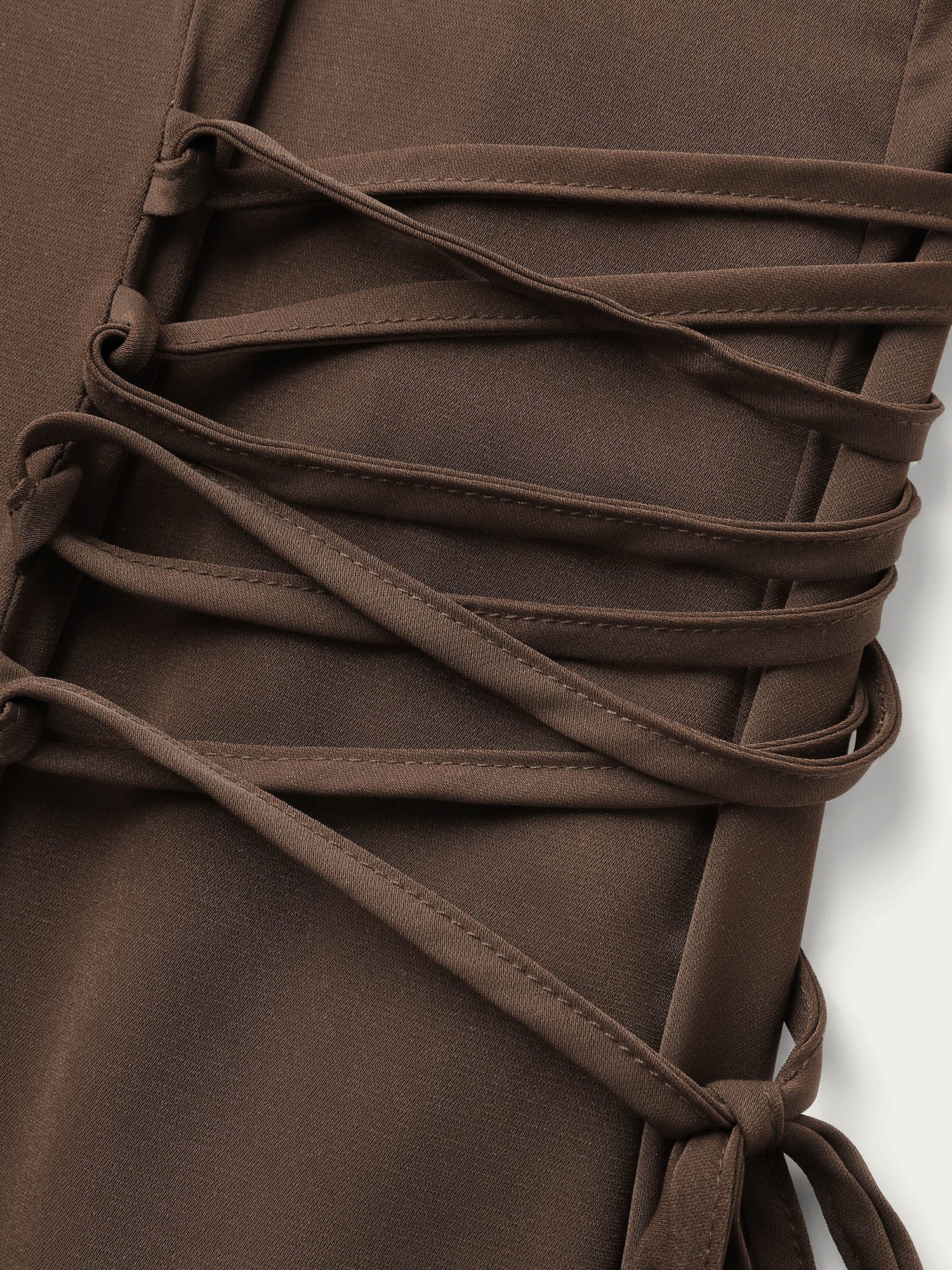Cross-Tie Button Detail Maxi Dress - Image 6