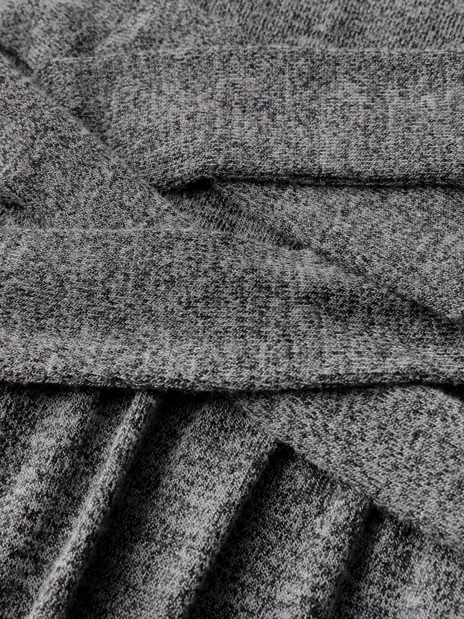 Crossover Waist-Defining Round Neck Midi Dress - Image 5