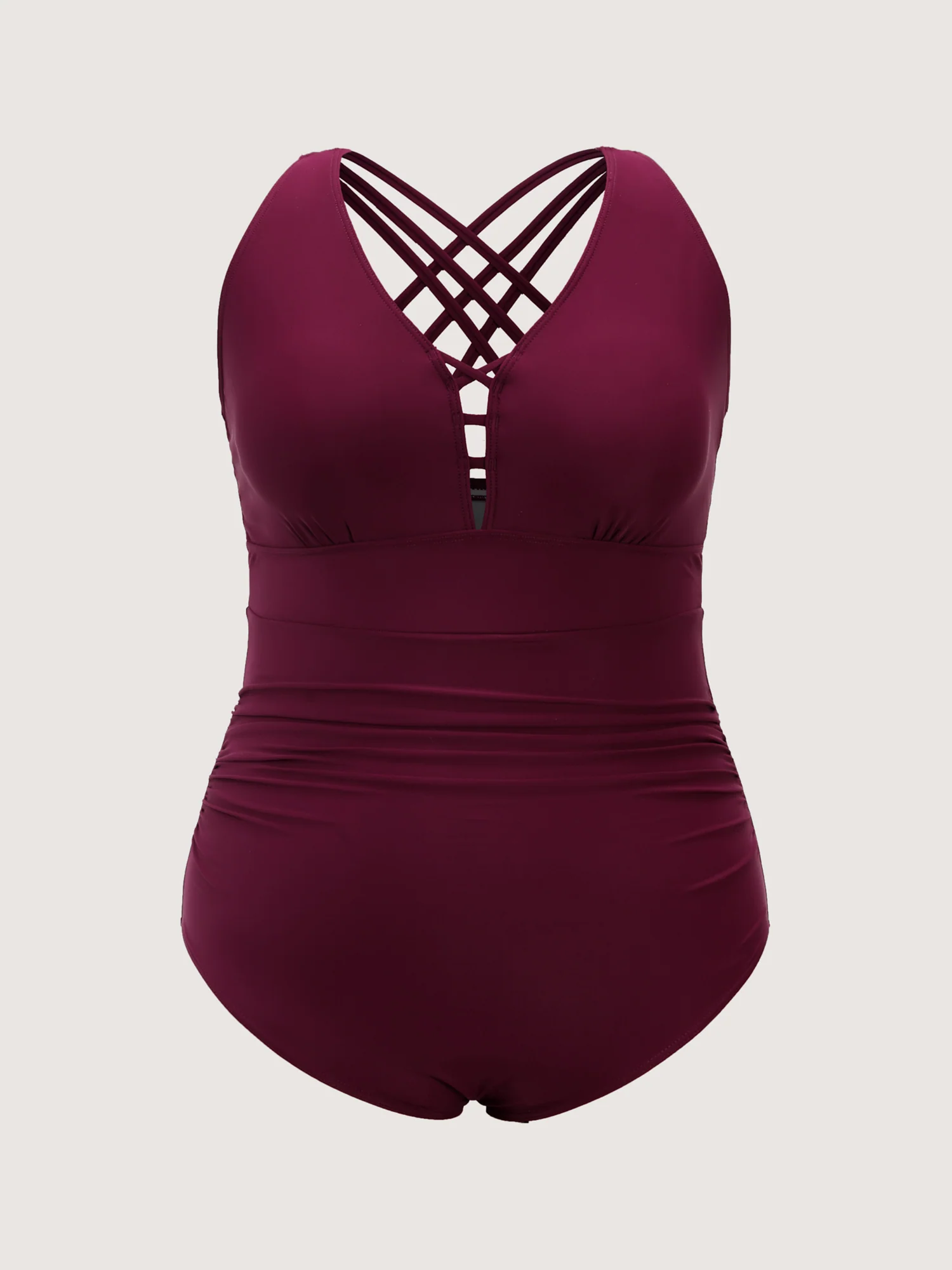 Crosstraps Back Tummy-Control One-Piece Swimsuit - Image 7