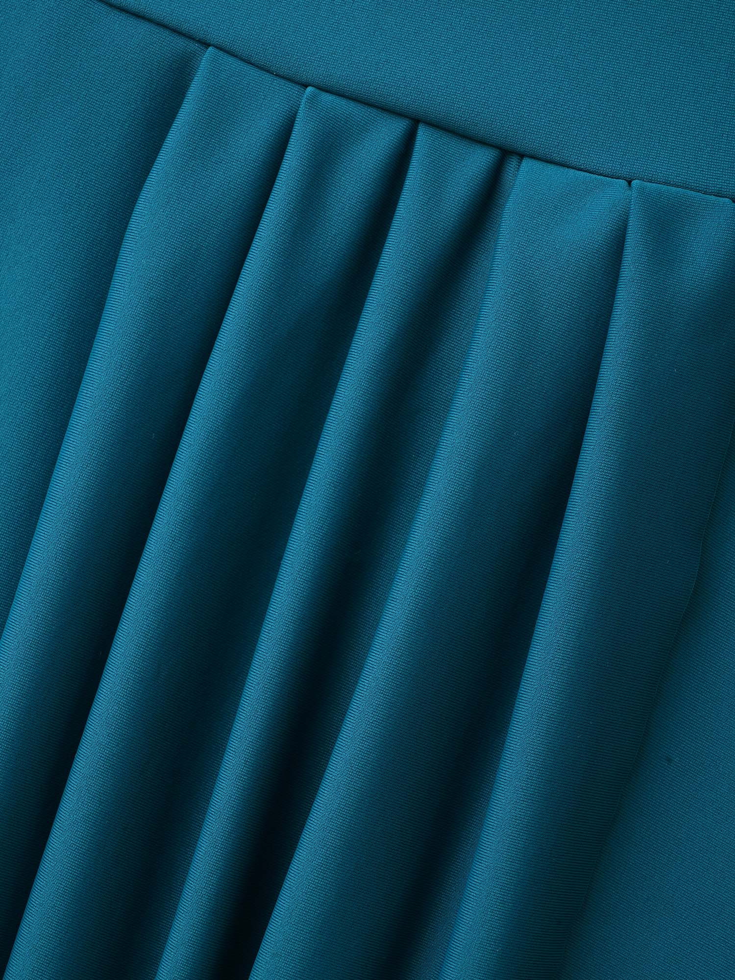 Curvy Hem Fit Flare Swim Dress - Image 7