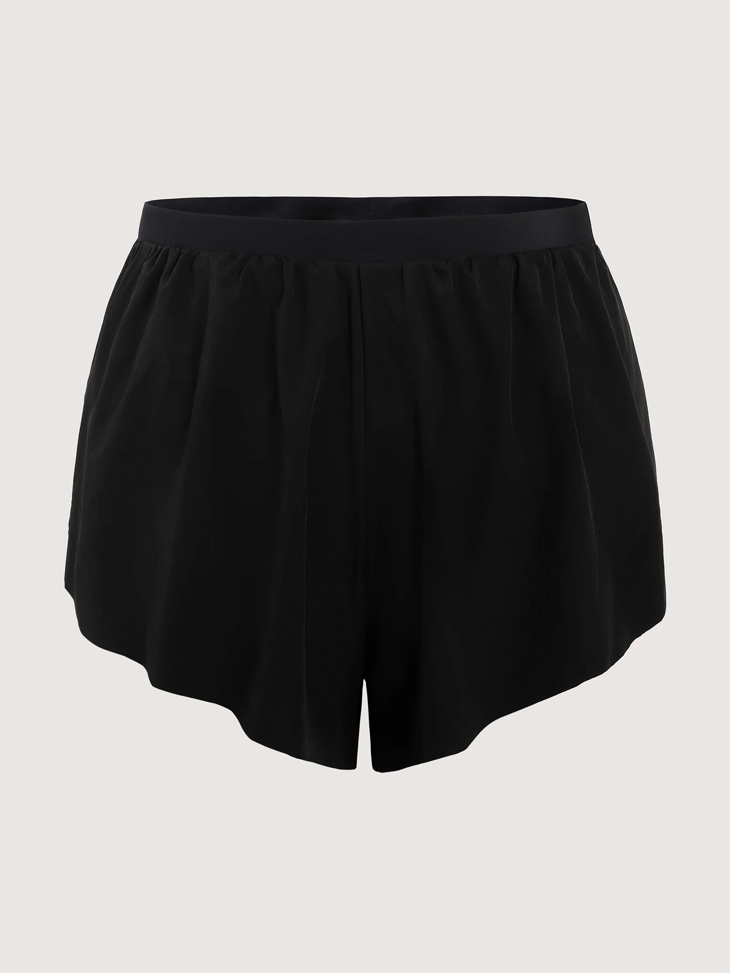 Curvy Hem Layered Swim Shorts - Image 6