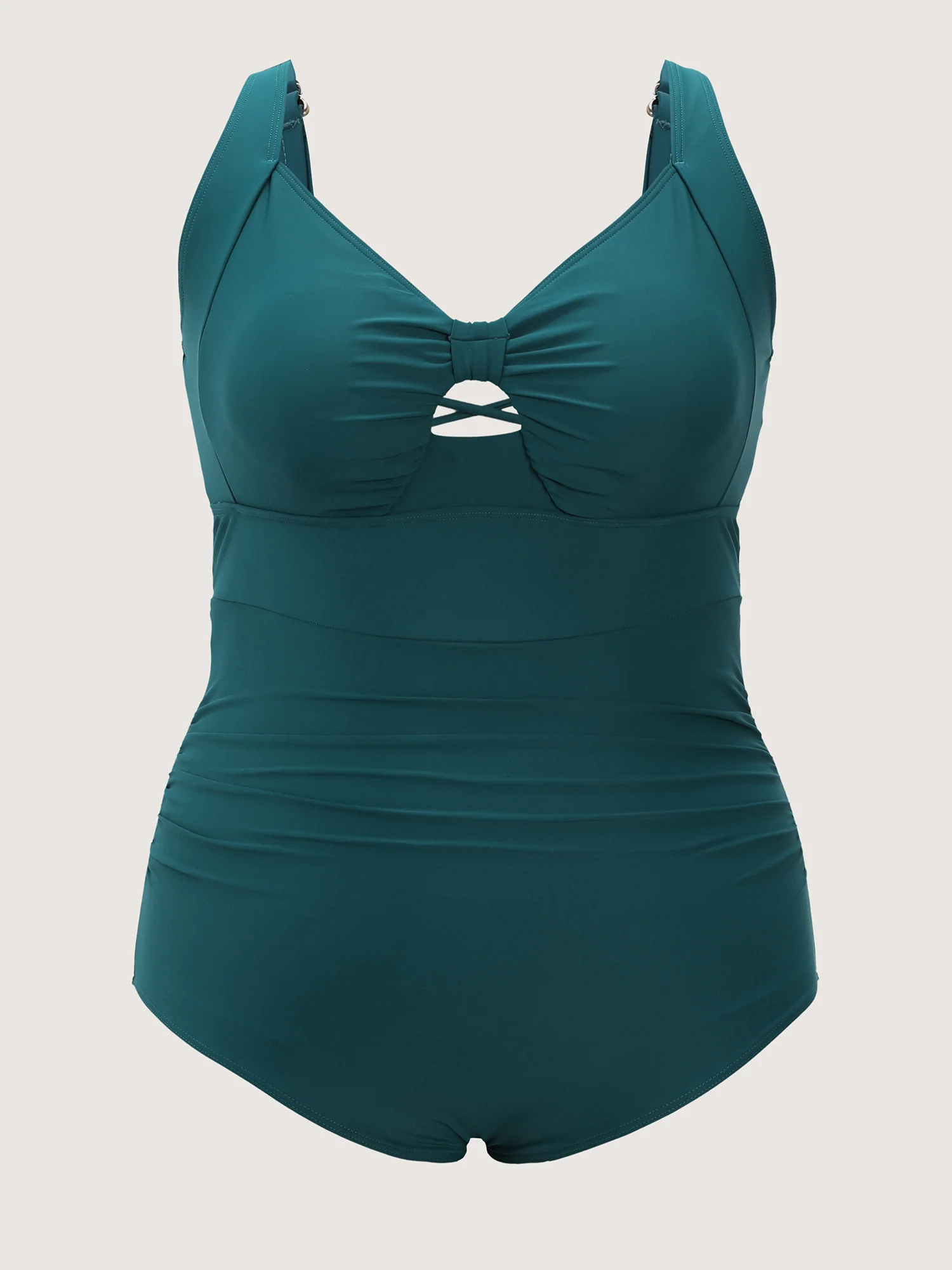 Cut-Out Back-Tie Keyhole One-Piece Swimsuit - Image 7