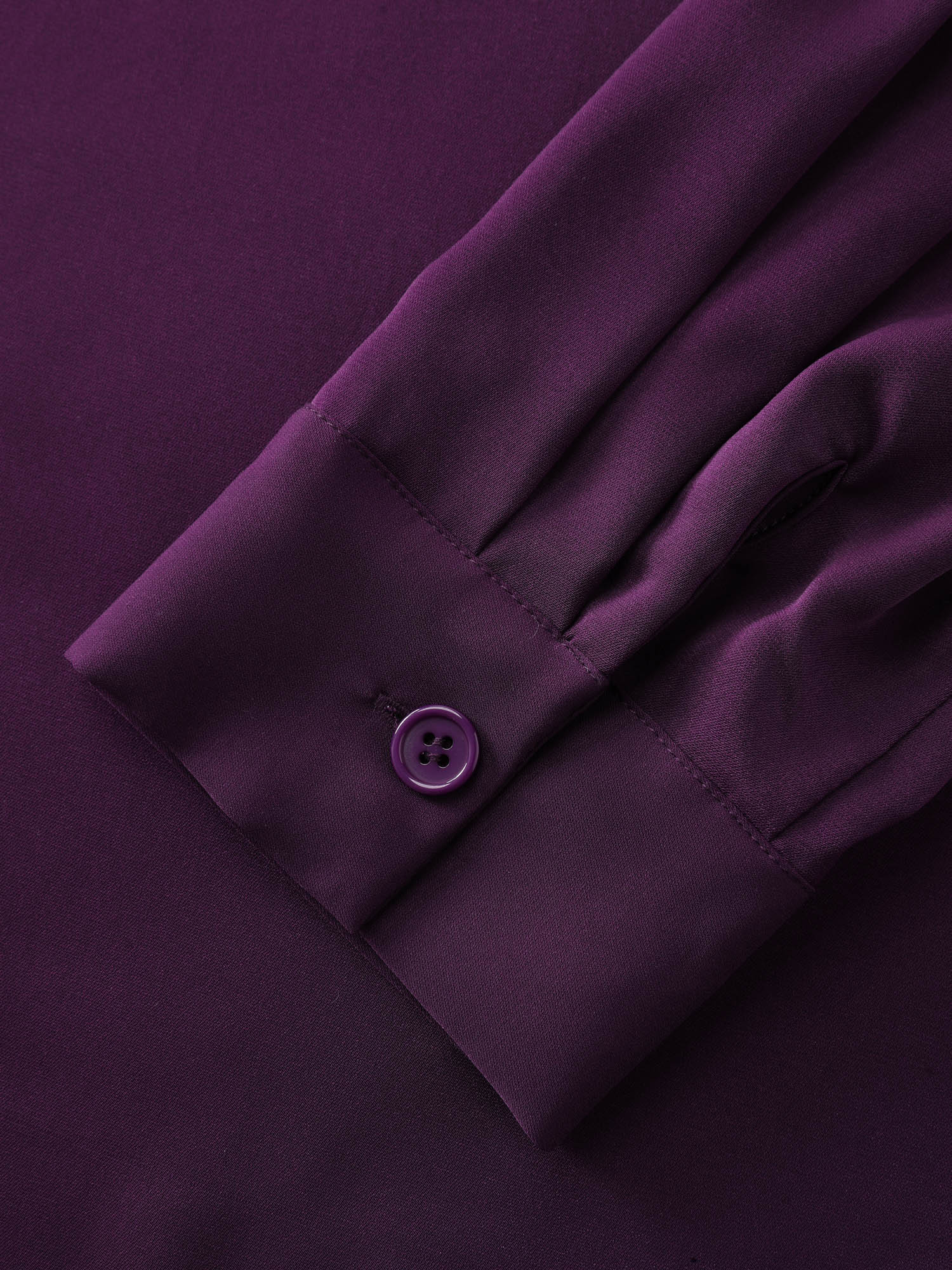 Cut-Out Neckline Pleated Blouse - Image 7