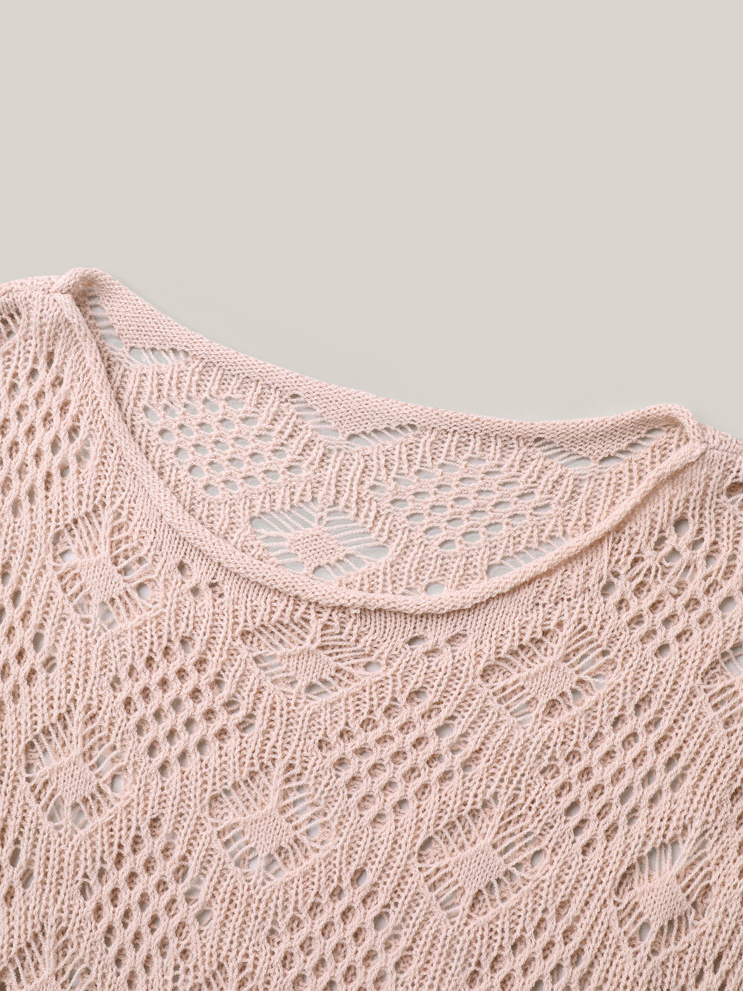 Cut Out Textured Feel Pullover - Image 5
