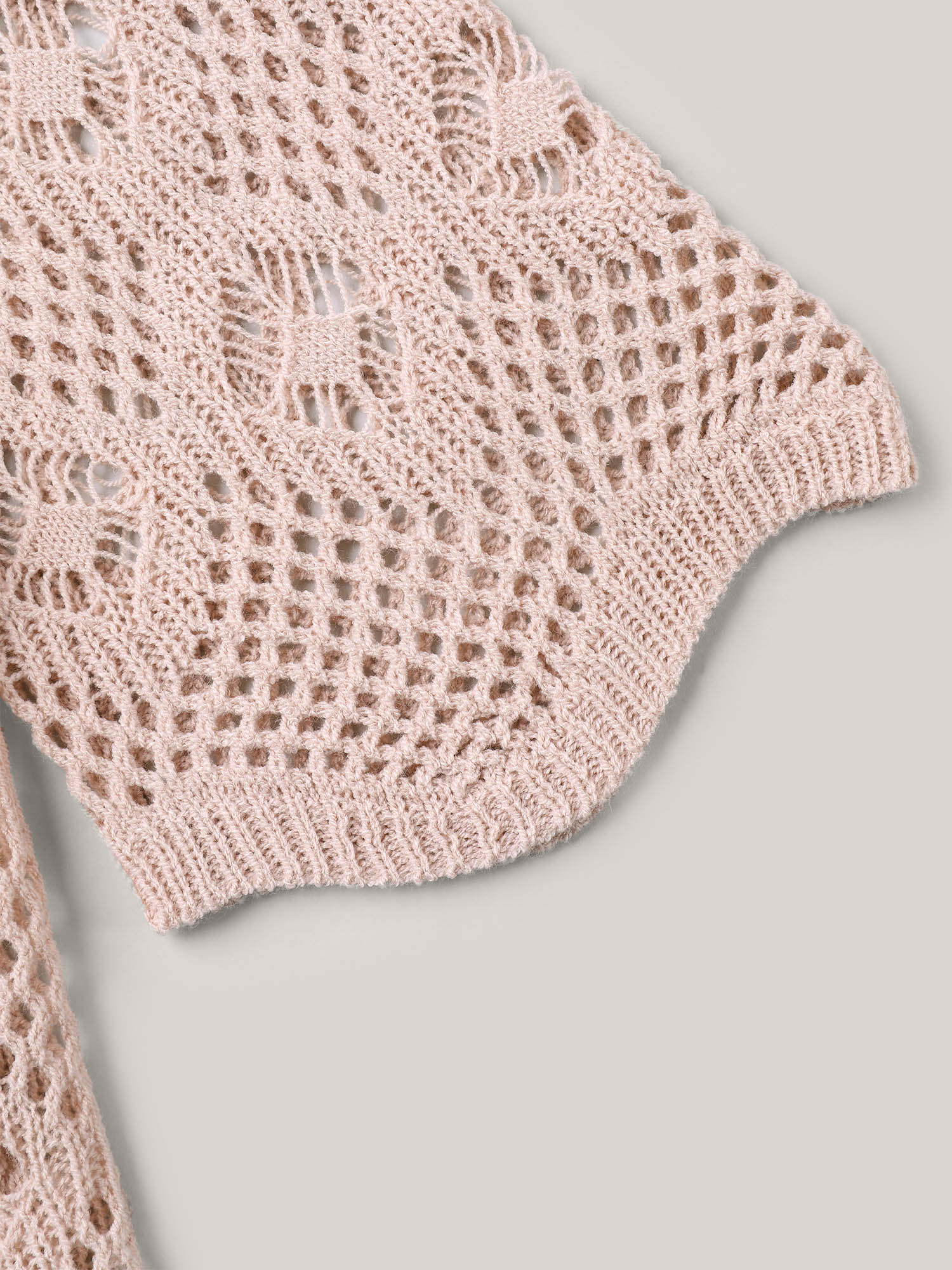 Cut Out Textured Feel Pullover - Image 6