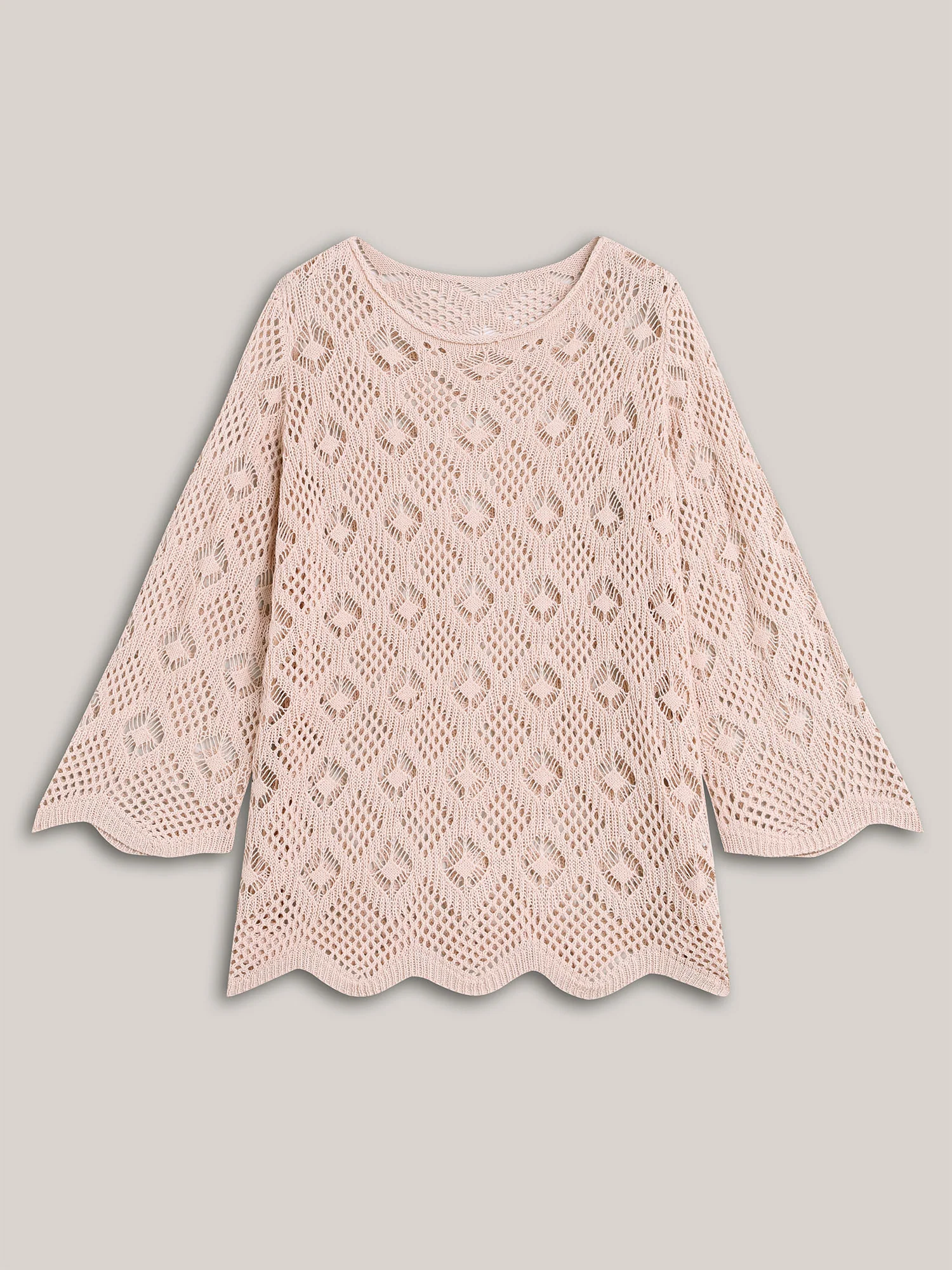 Cut Out Textured Feel Pullover - Image 7