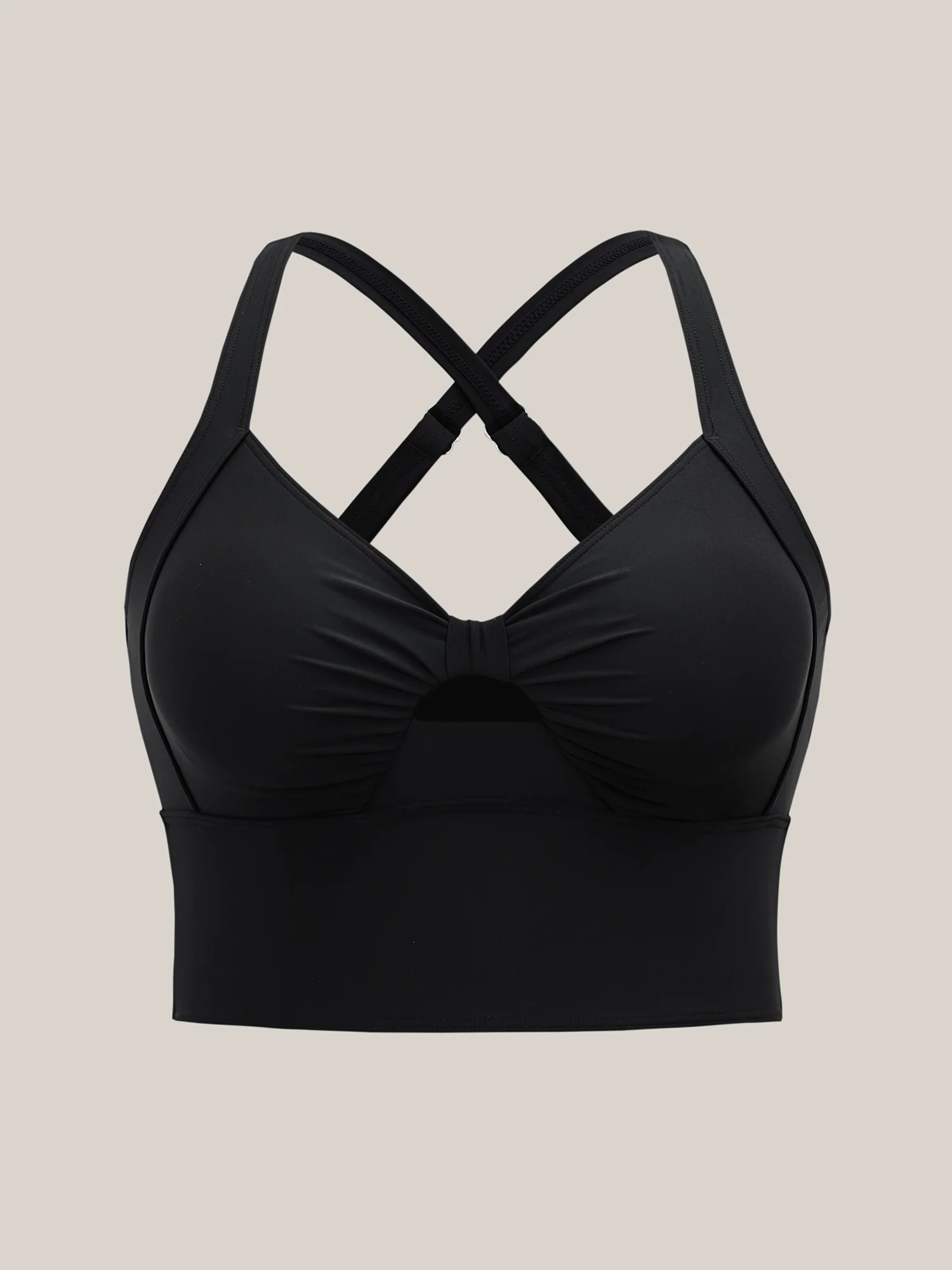 Cut-Out Twisted-Front Swim Top - Image 8