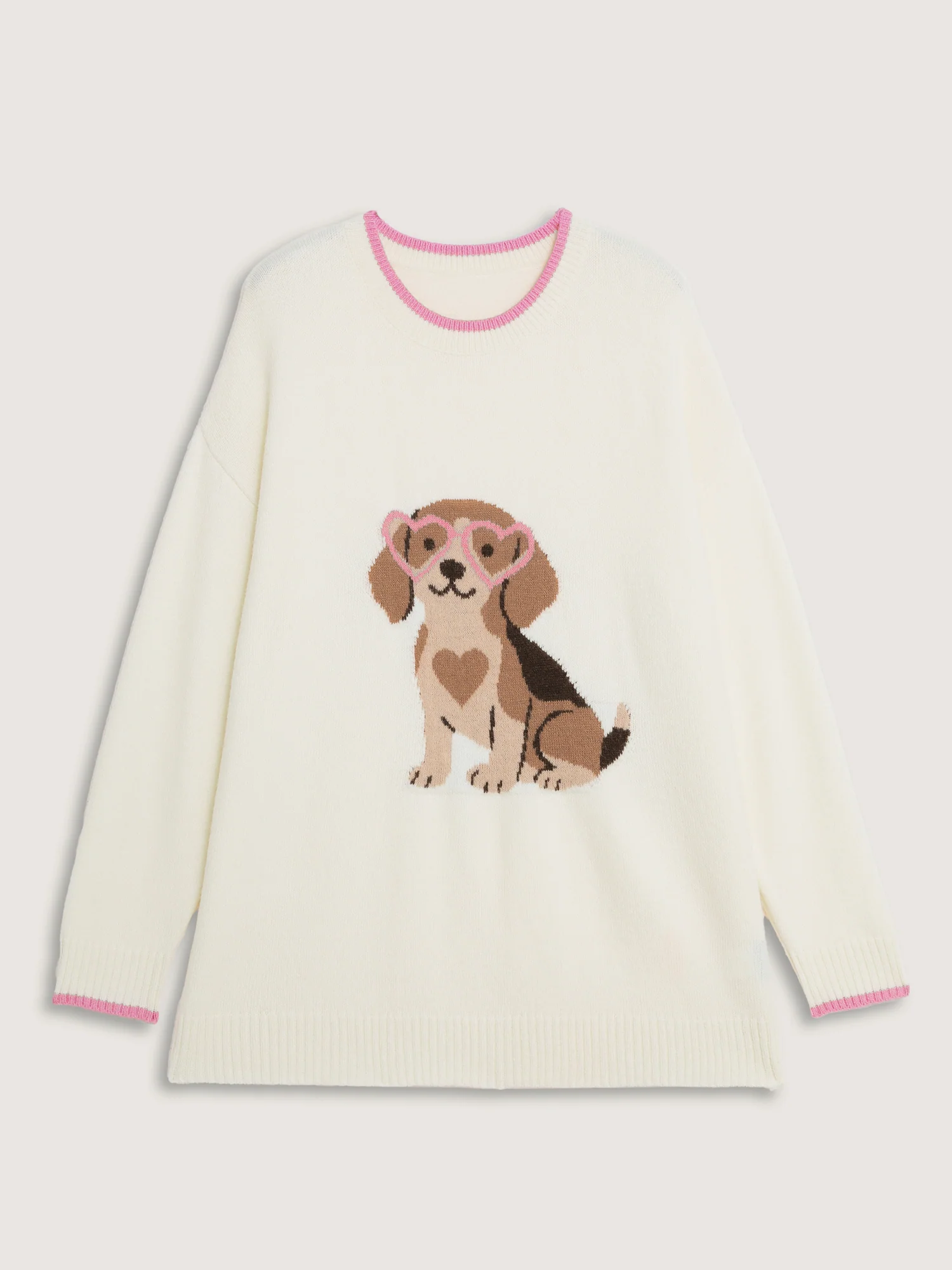 Cute Pet Pattern Jacquard Pullover - Image 5