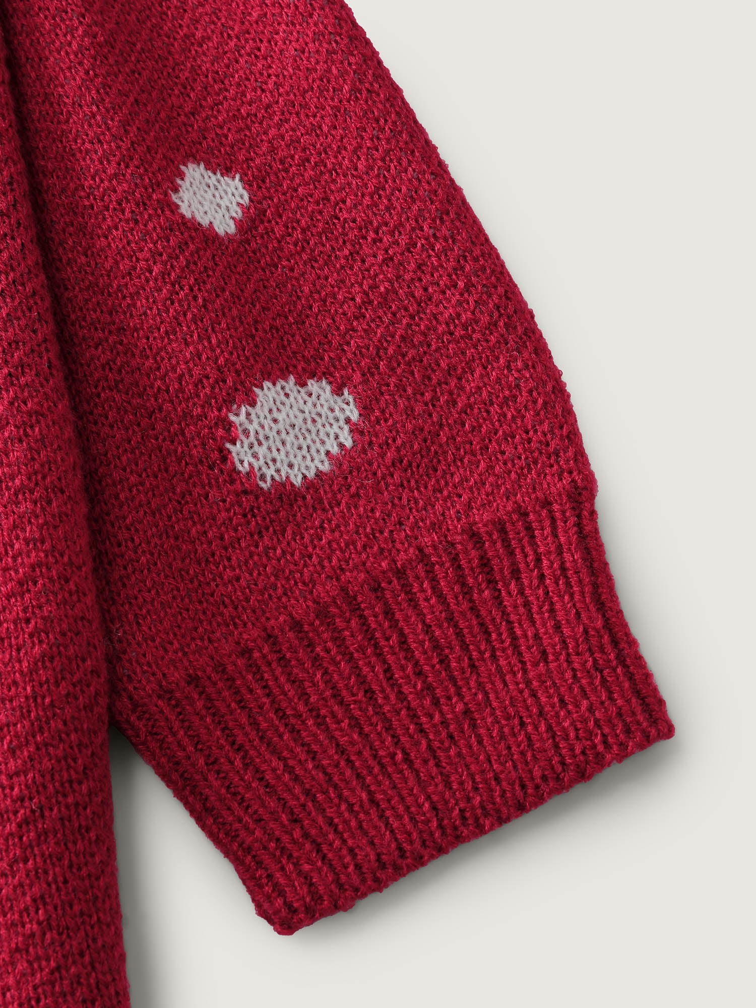 Deer Snowflake Pattern Jacquard Pullover - Image 6