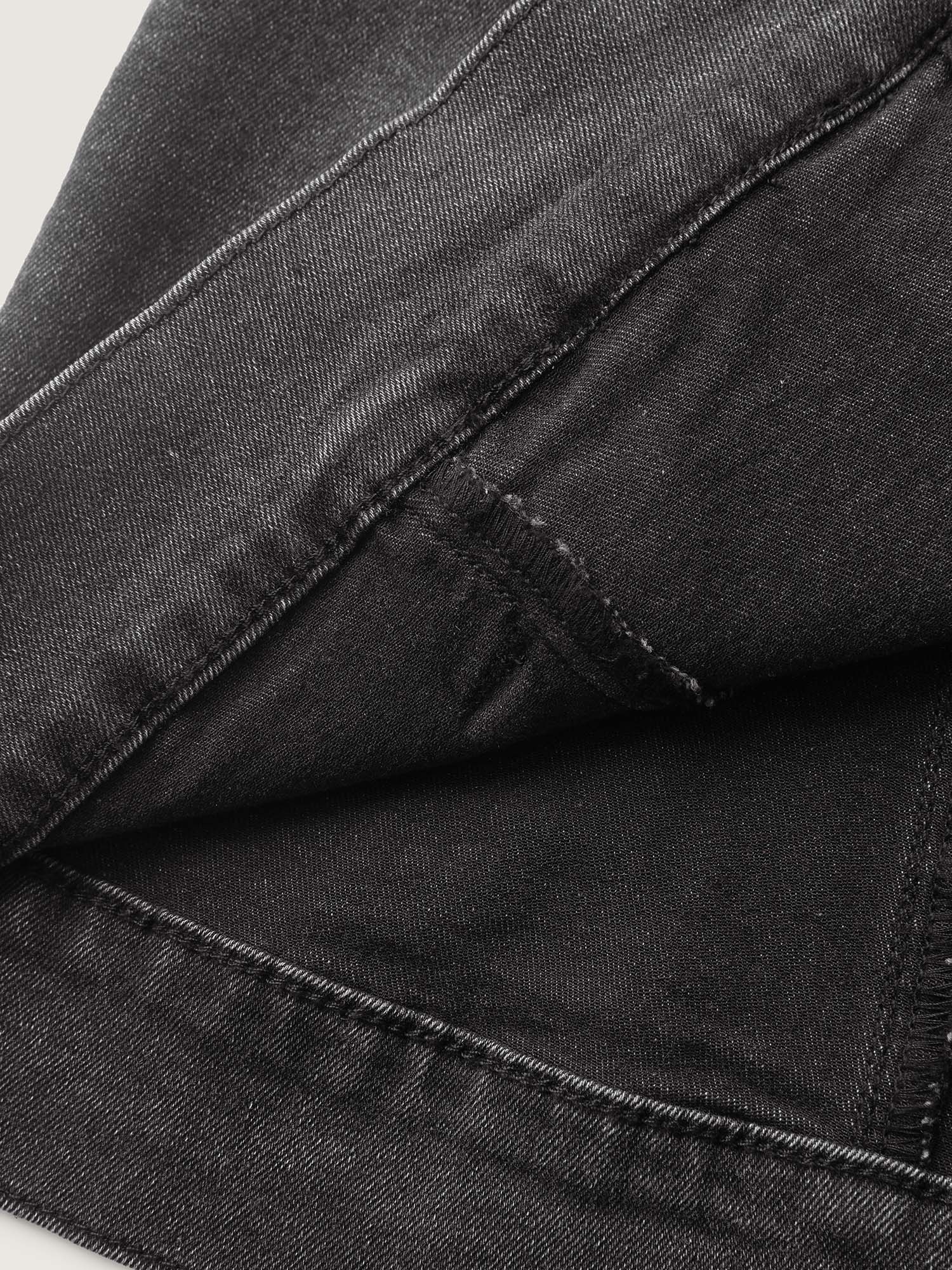 Denim Chest Flaps Zipper Jacket - Image 8