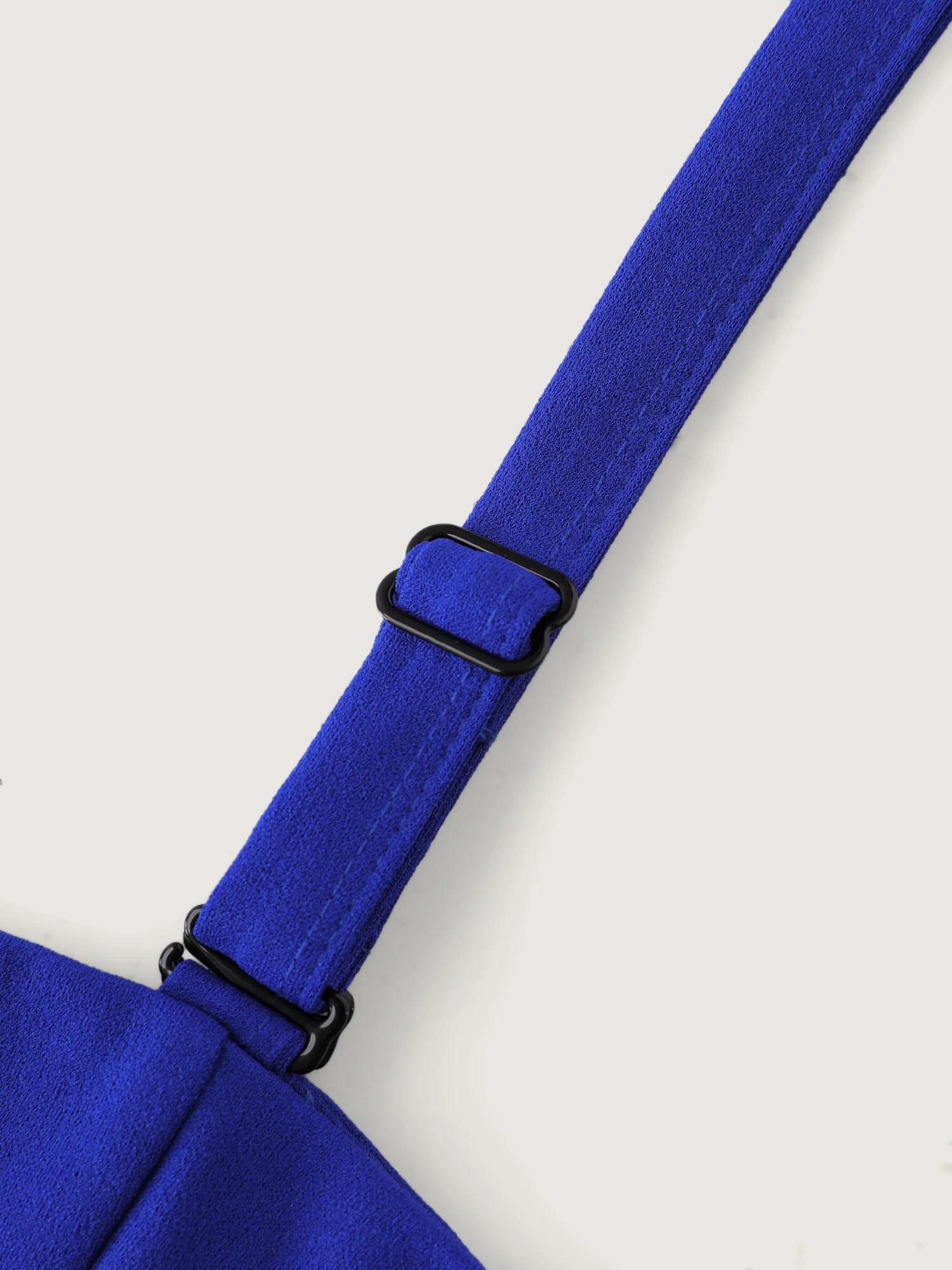 Detachable Shoulder Straps Pleated Midi Dress - Image 6