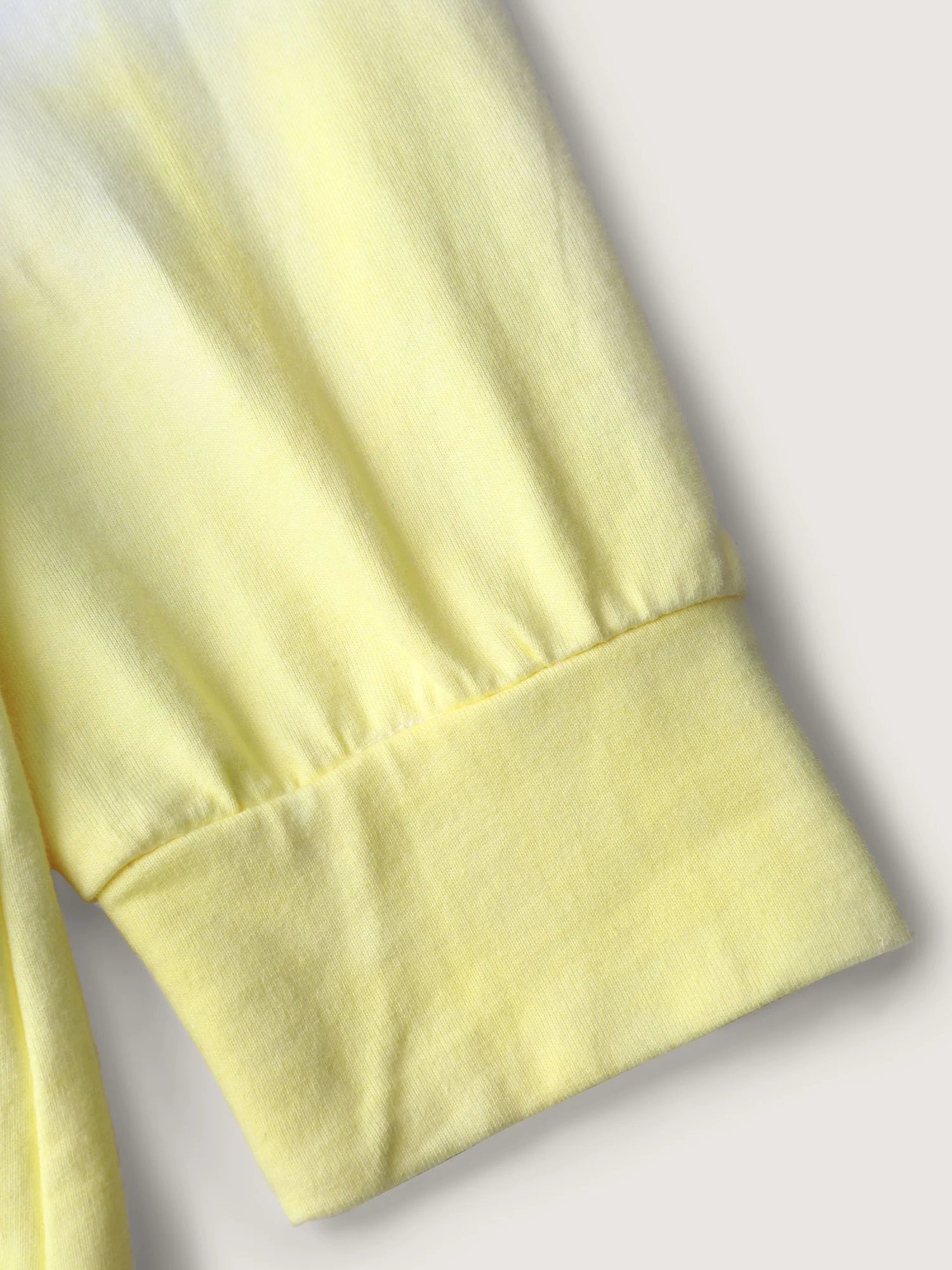 Cotton Dip Dye Stretchy Hem Sweatshirt - Image 5