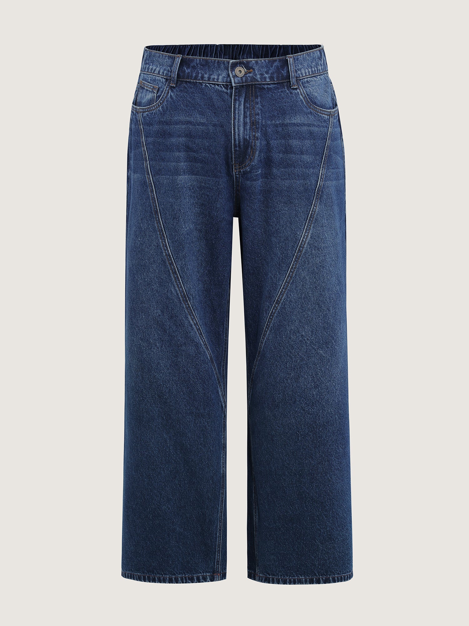 Everyday Wide-Leg Elastic Back Waist Jeans - Image 8