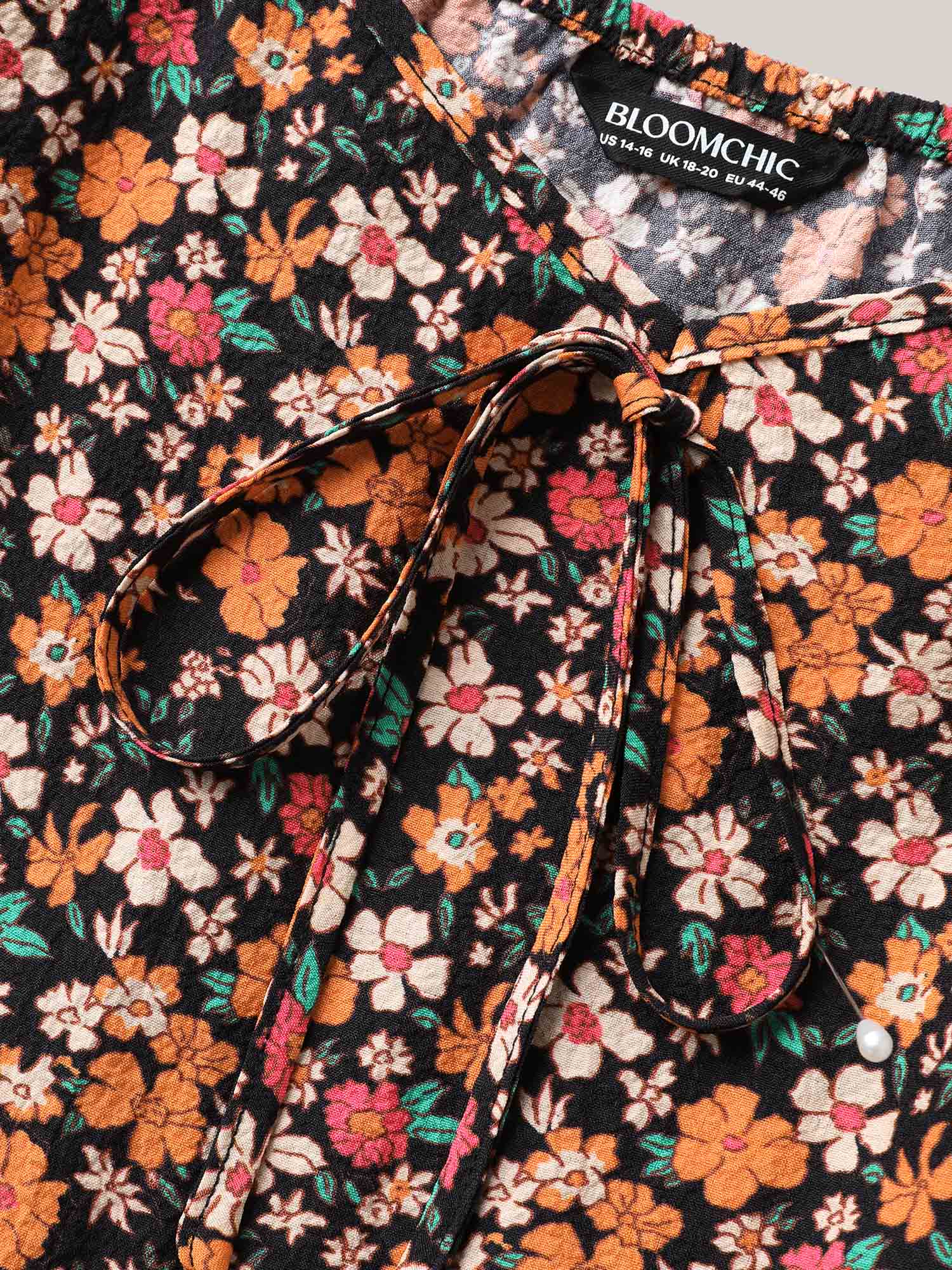 Ditsy Floral Print Cami Tiered Tank Top - Image 6