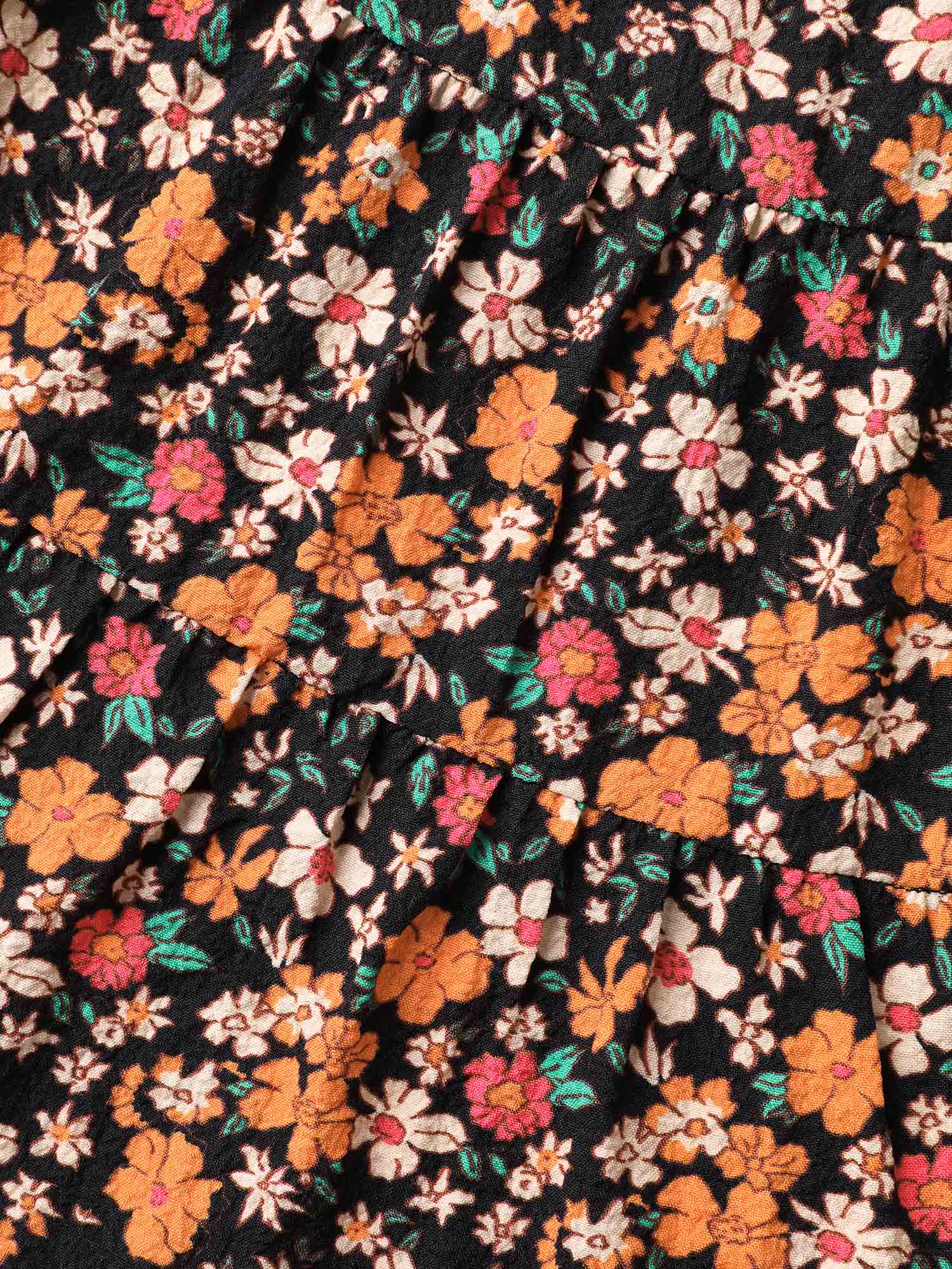 Ditsy Floral Print Cami Tiered Tank Top - Image 7