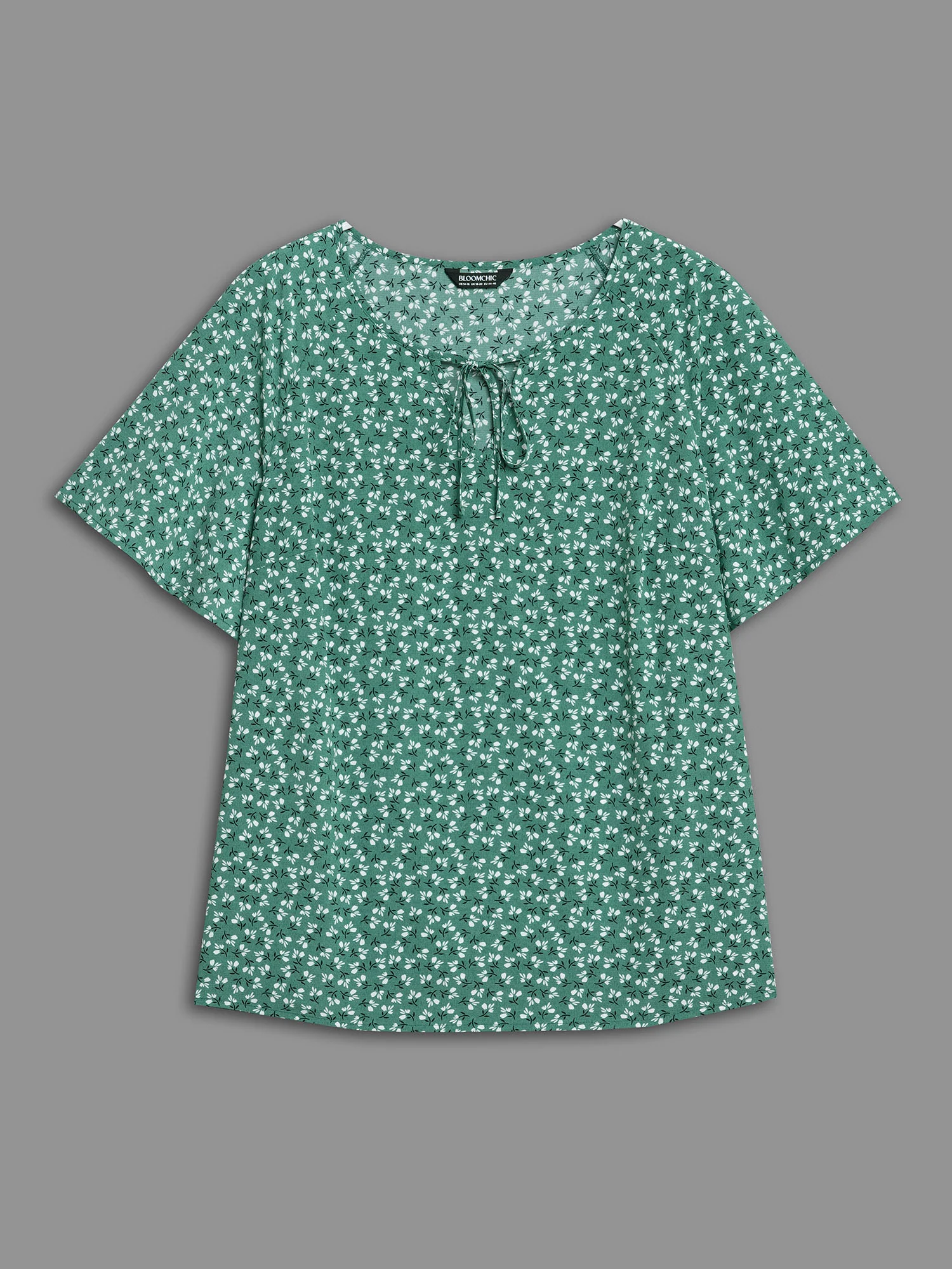 Ditsy Floral Print Half Sleeve Shirt - Image 6