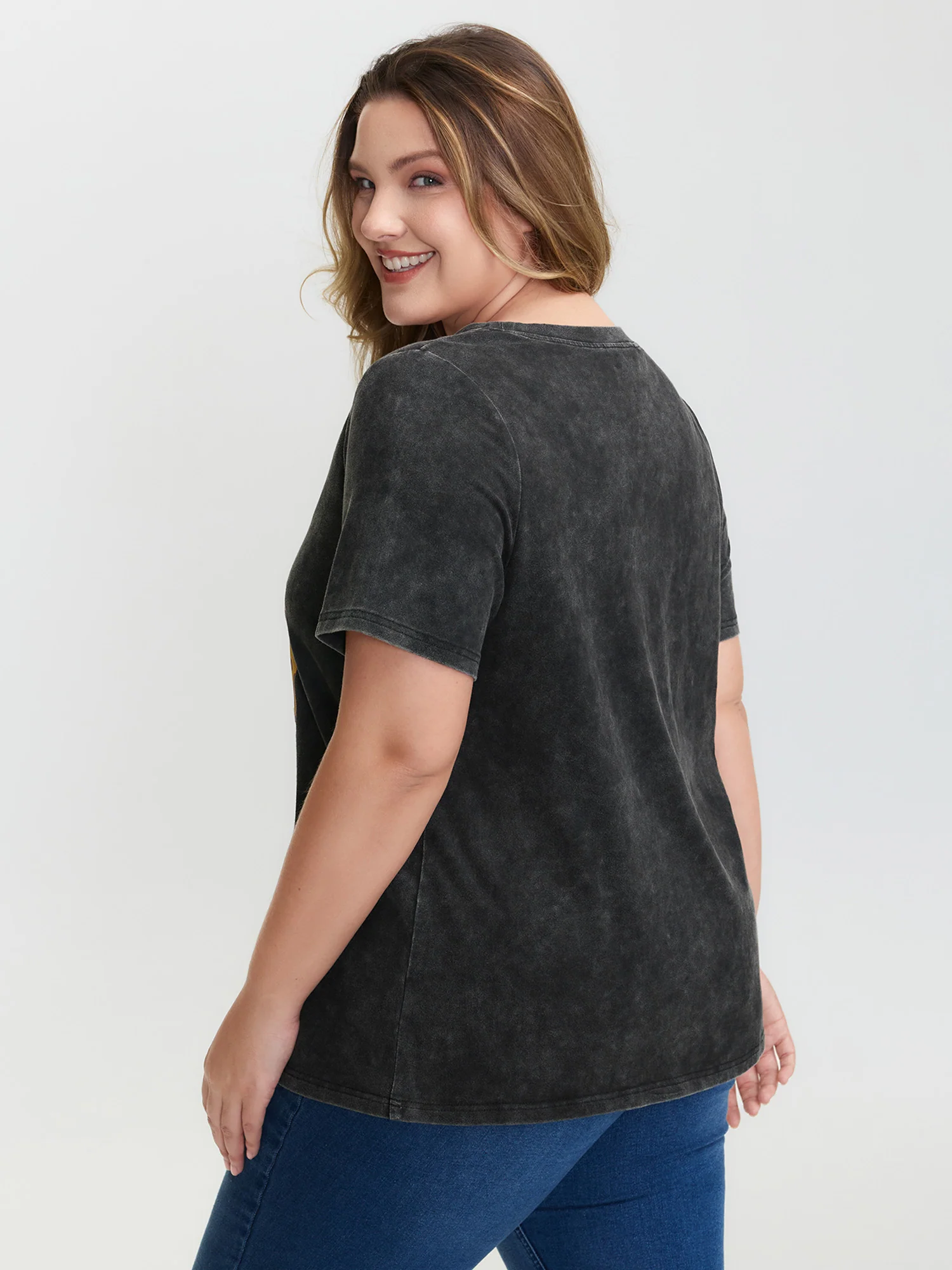 Dogs Print Snow-Wash T-Shirt - Image 4