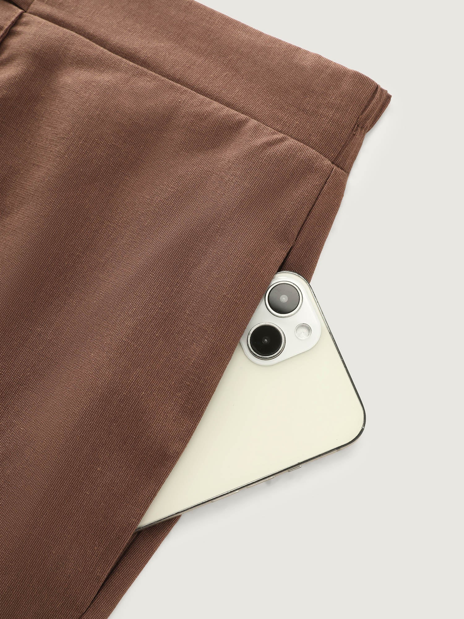 Double Buckle Waist Straight-Leg Pants - Image 8