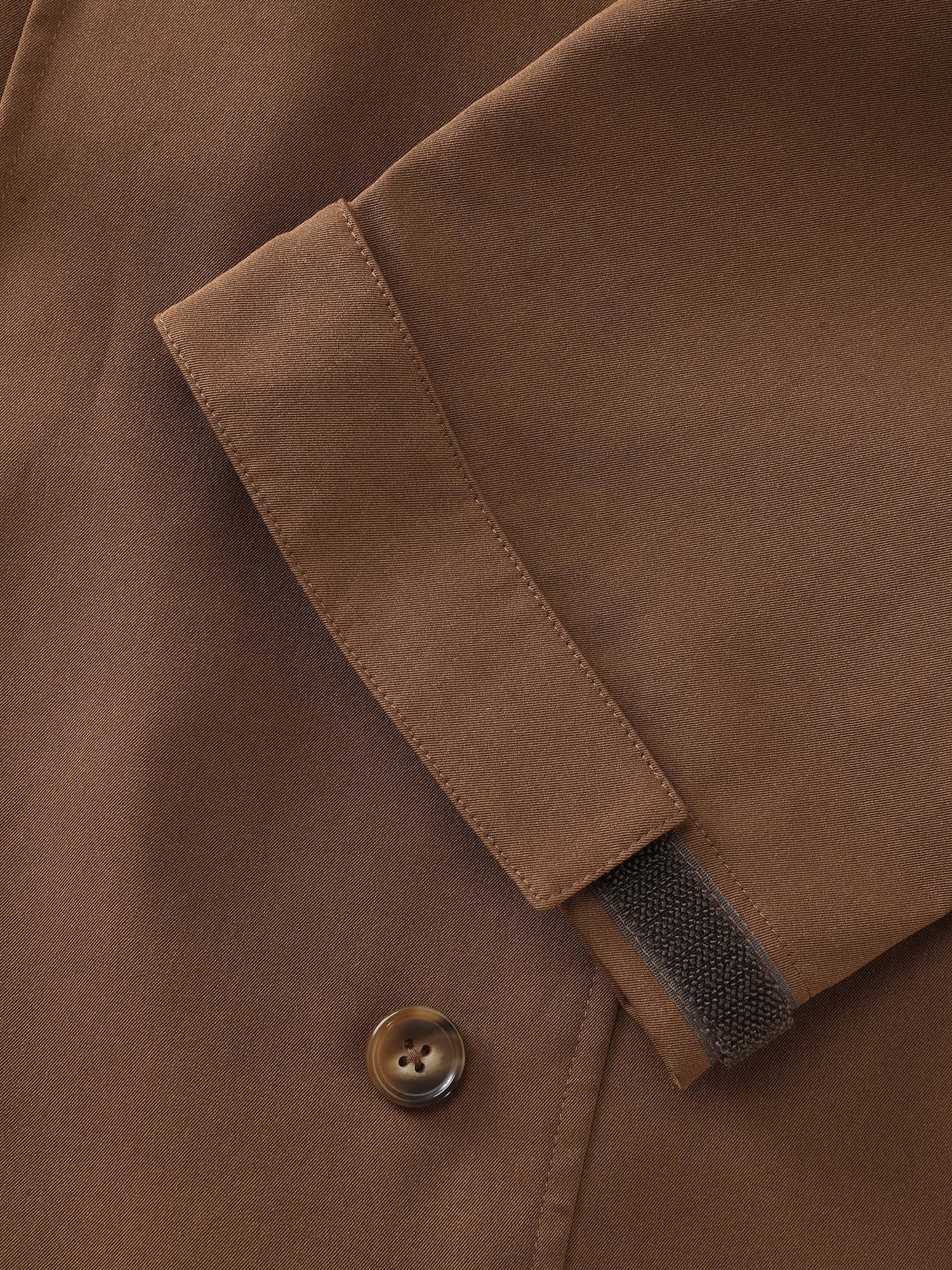 Double Button Belted Trench Coat - Image 8
