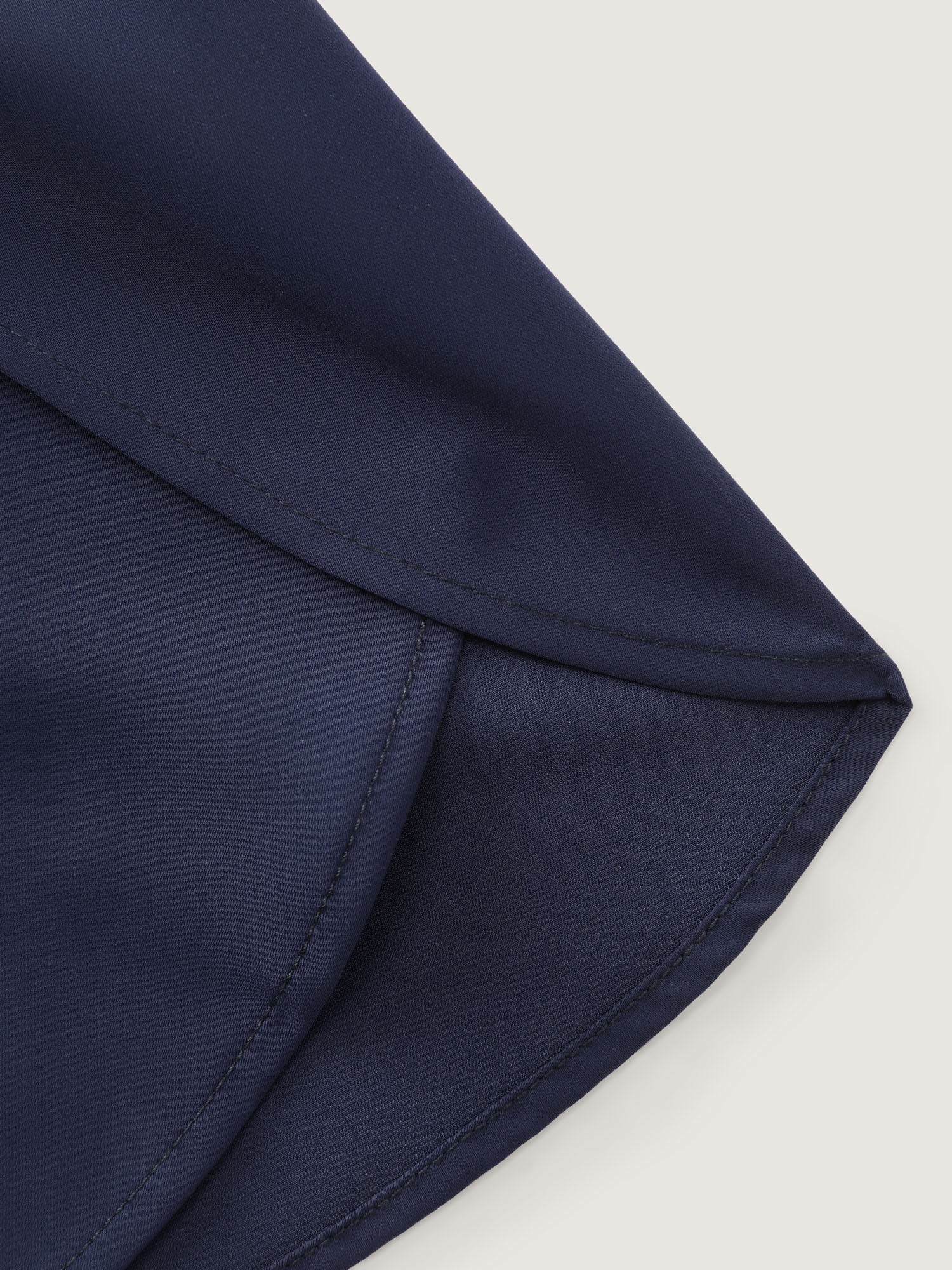Draped Side Buckle Petal Sleeve Blouse - Image 6