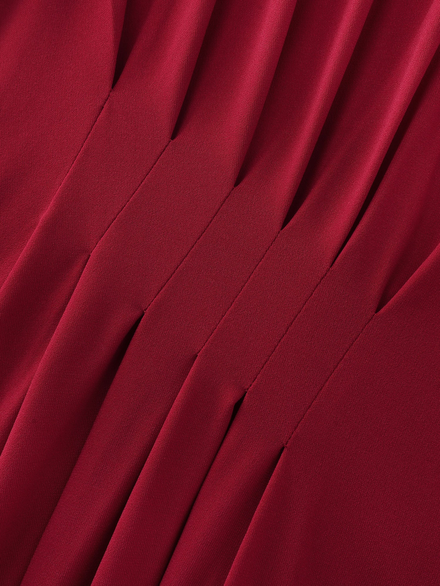 Draped Sleeveless Pleated Mini Dress - Image 5