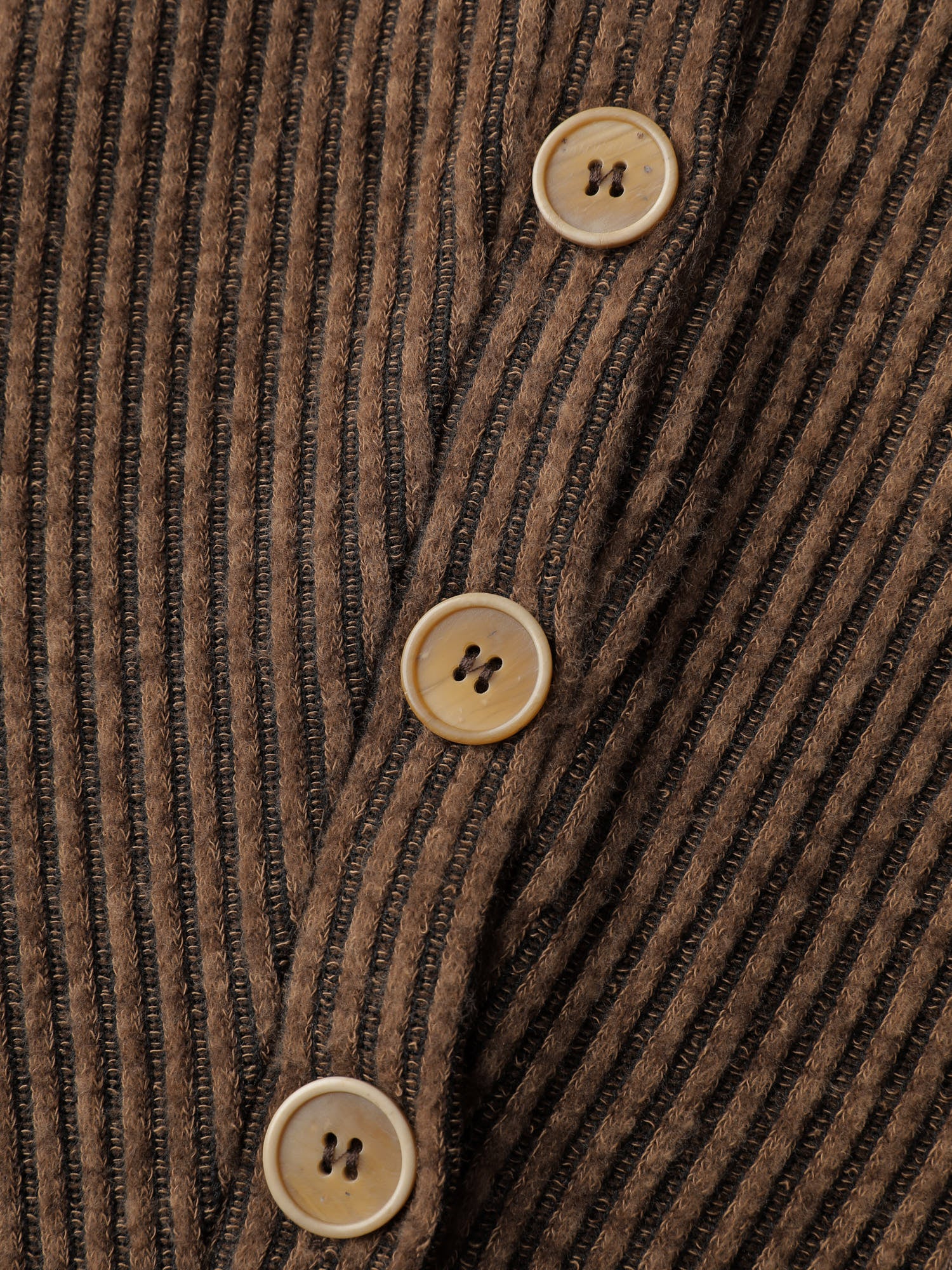 Drawstring Mixed Material Button Hoodie - Image 6
