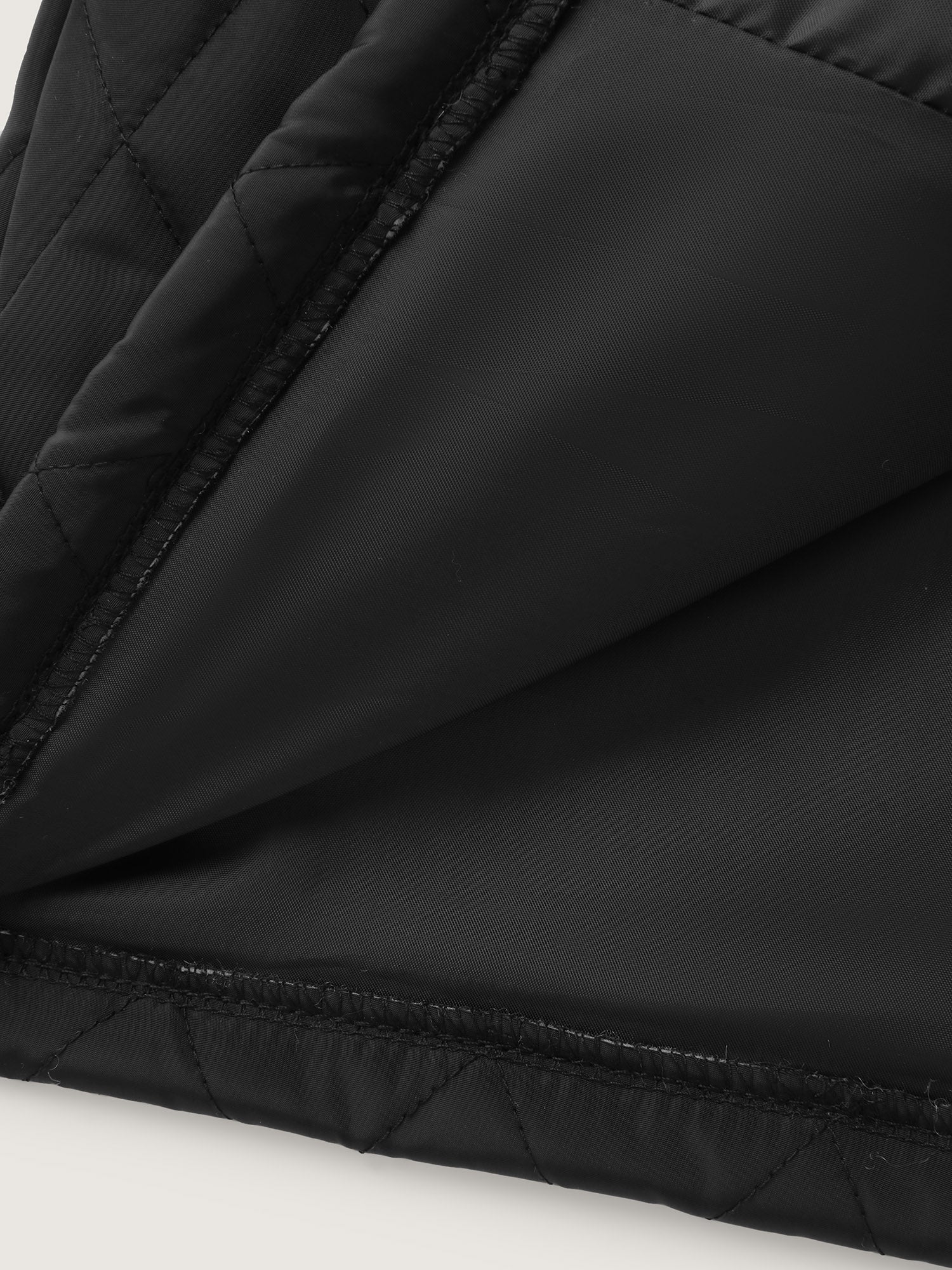Drawstring Waist Pockets Quilted Jacket - Image 6