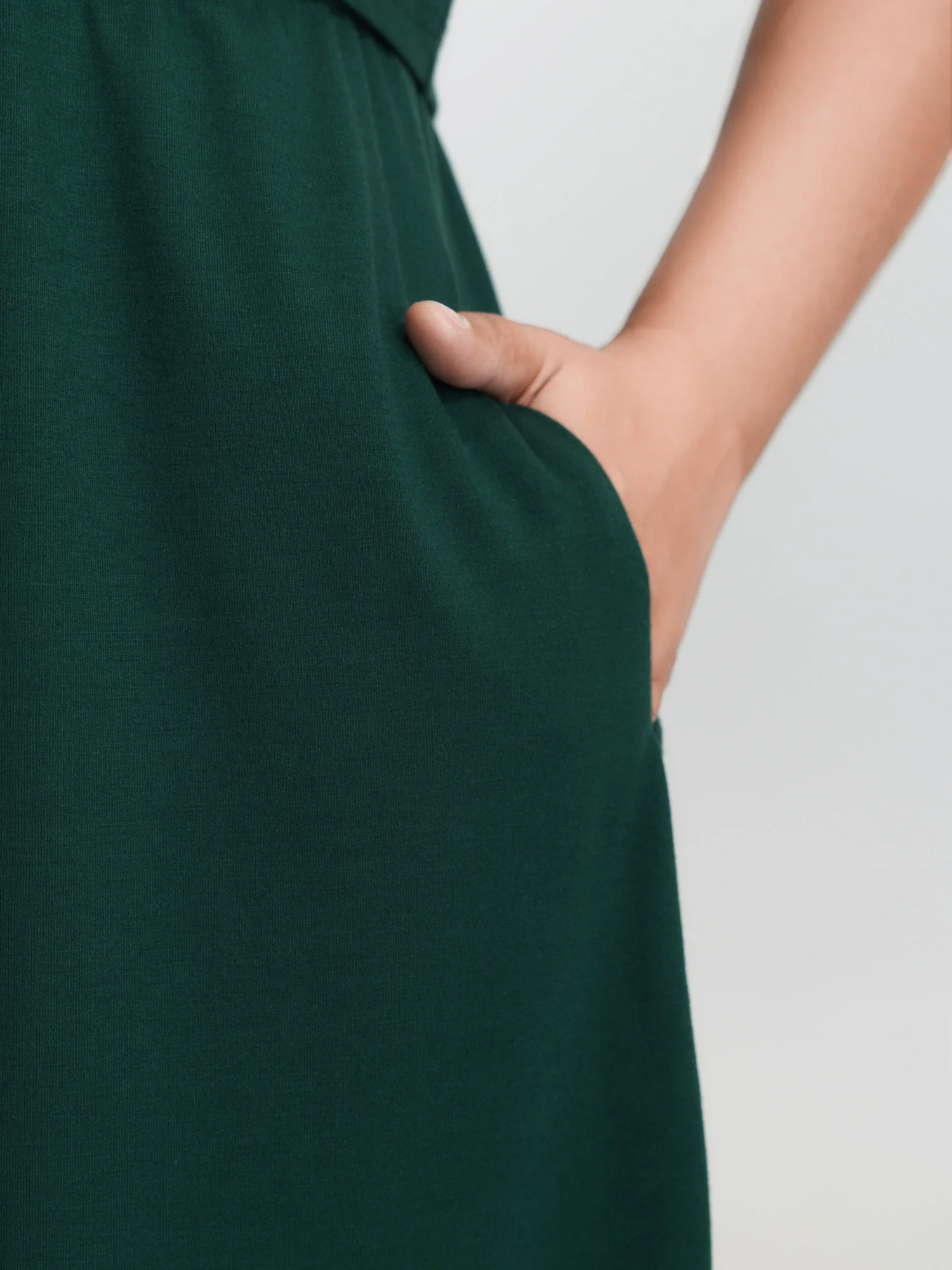 Drawstring Waist Side Slit Cami Mini Dress - Image 4