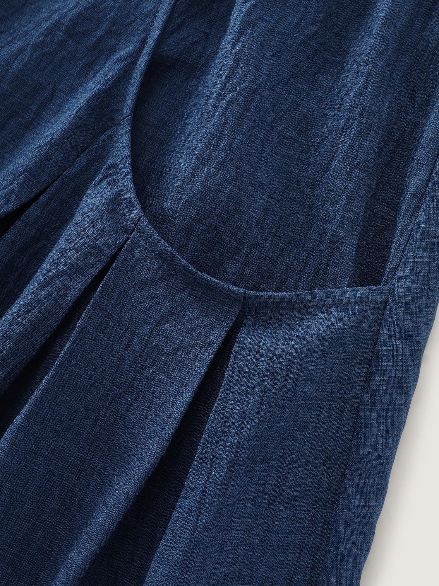 Drop Pockets Pleated Maxi Skirt - Image 6