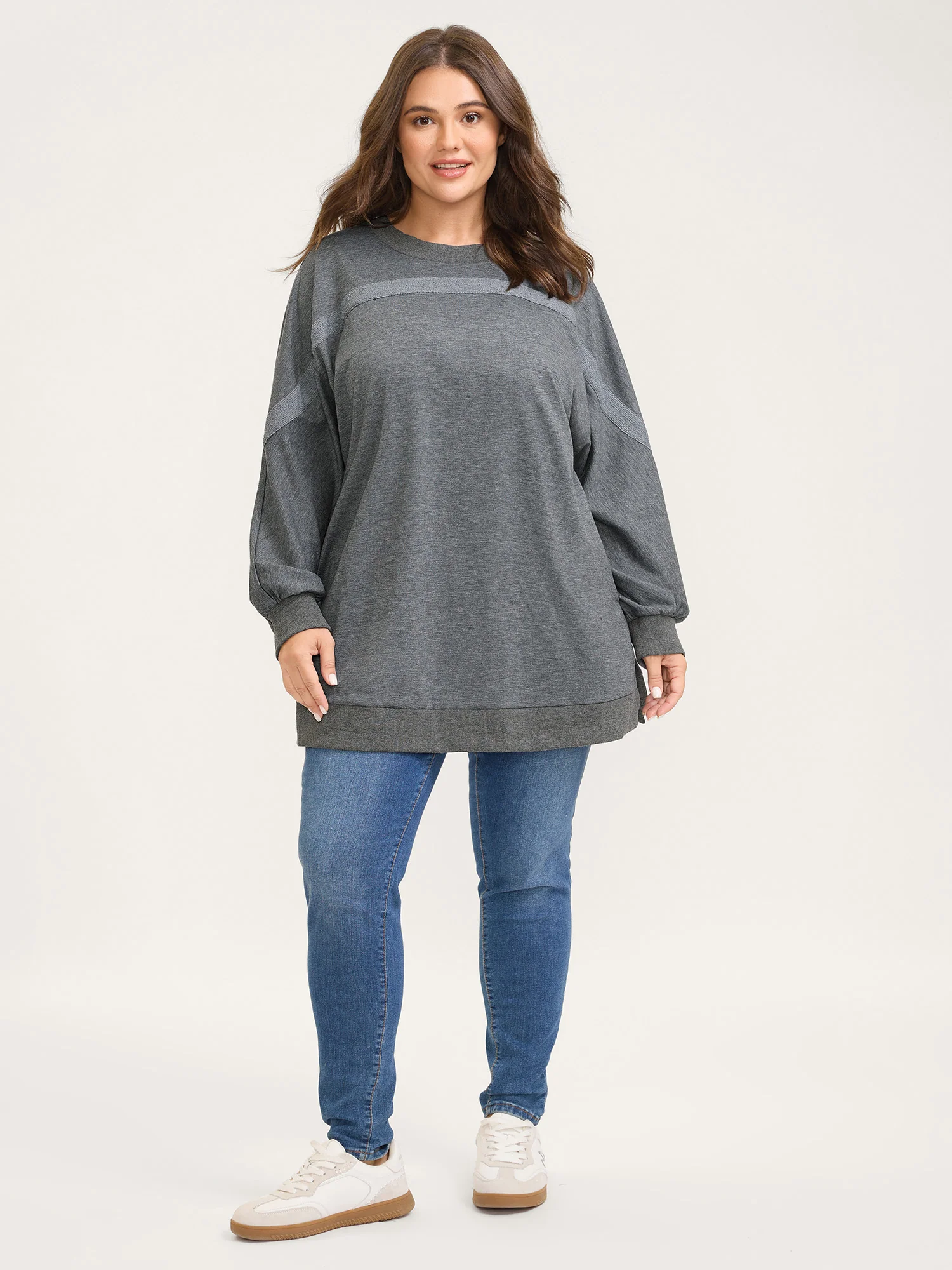 Drop Shoulders Ultra-Relaxed Fit Sweatshirt - Image 2