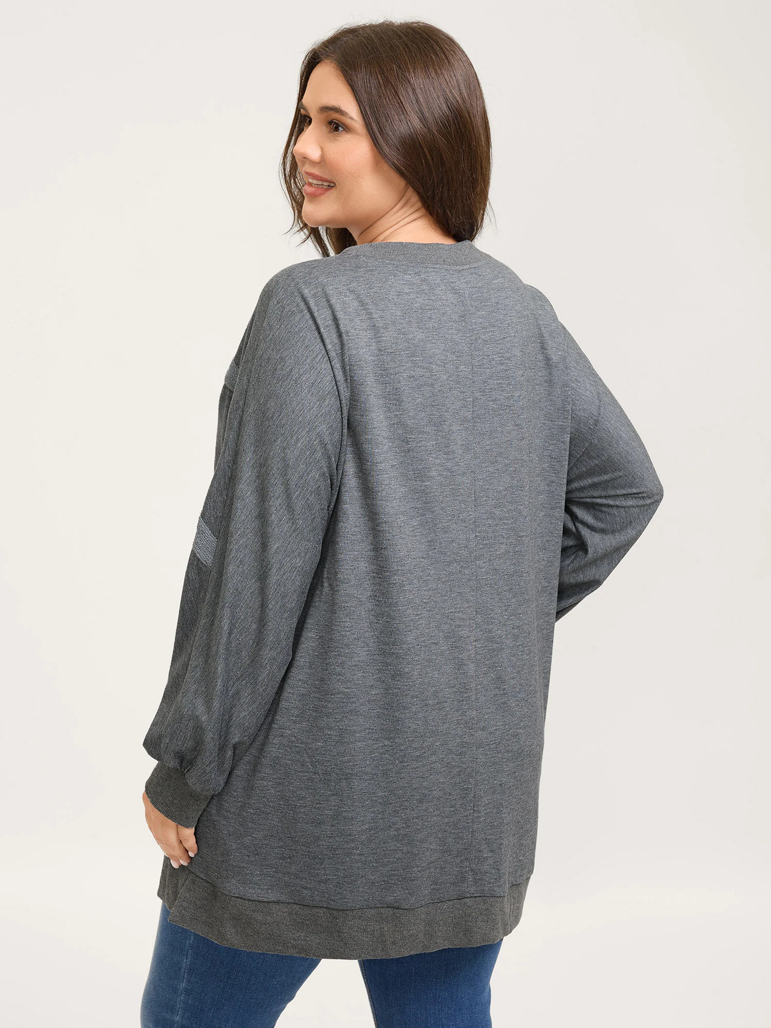 Drop Shoulders Ultra-Relaxed Fit Sweatshirt - Image 5