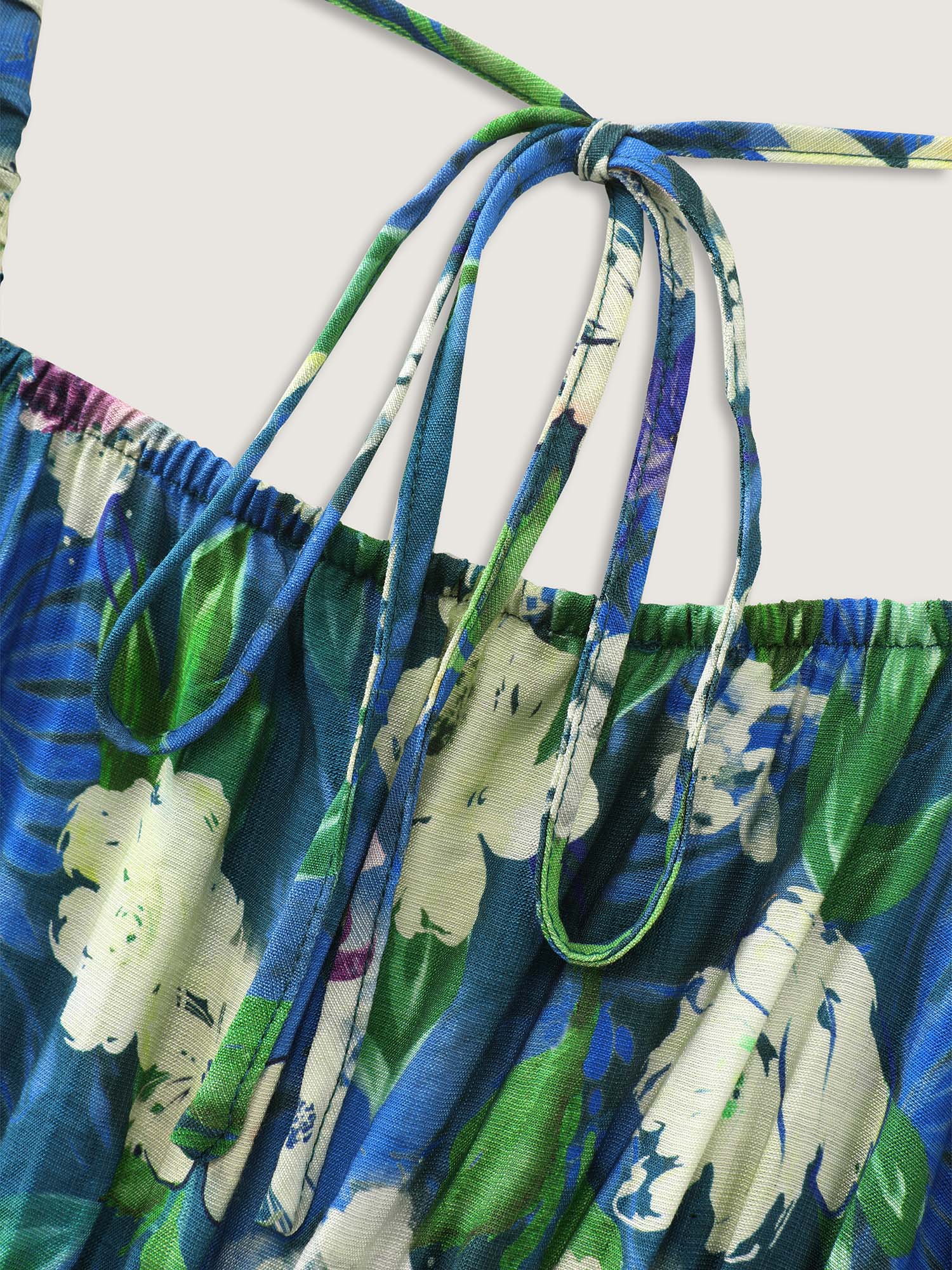 Easy-Breezy Floral Print Sweetheart Midi Dress - Image 6