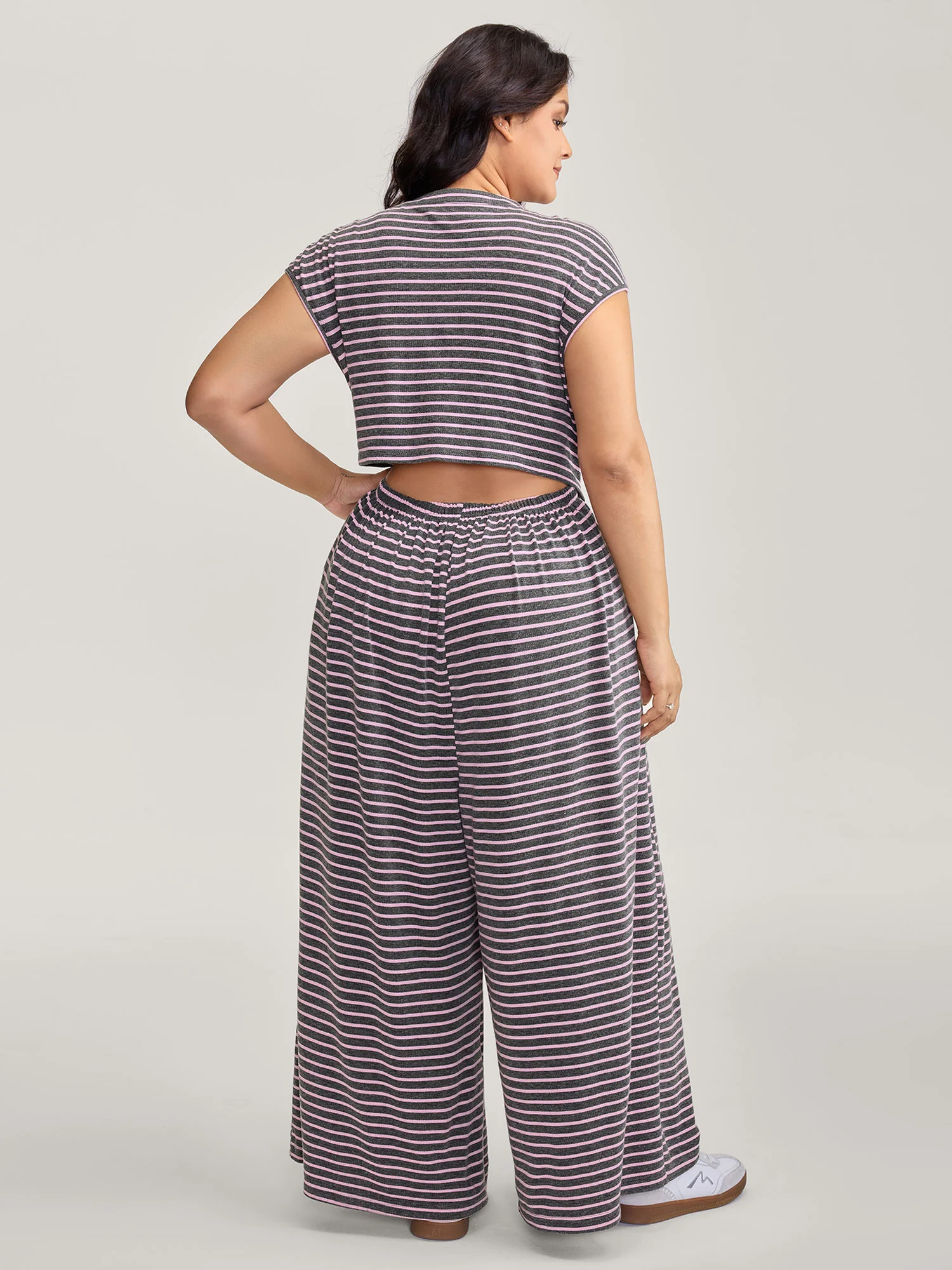 Easy Peezy Cut-Out Stretchy Waist Jumpsuit - Image 5