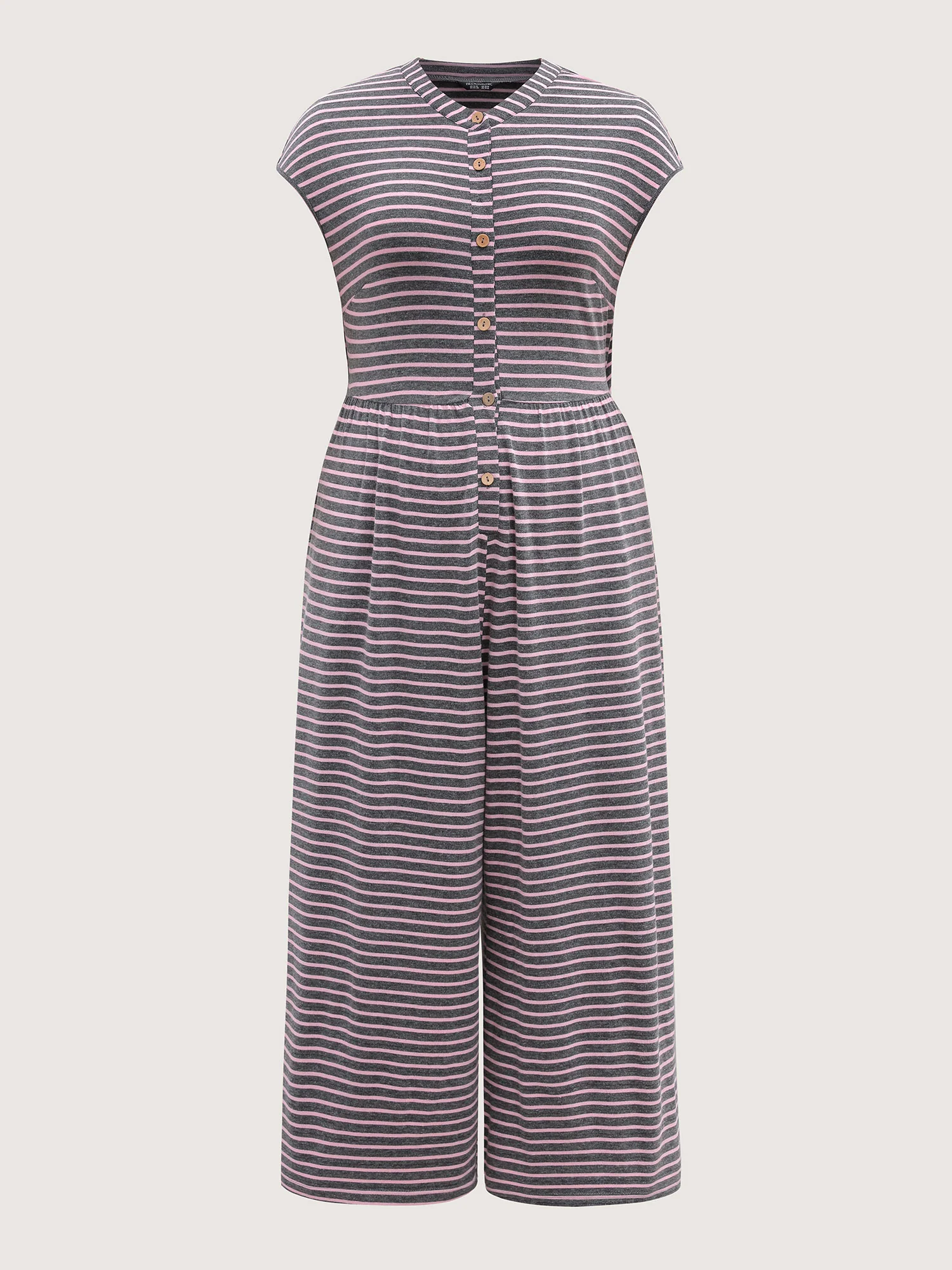 Easy Peezy Cut-Out Stretchy Waist Jumpsuit - Image 8
