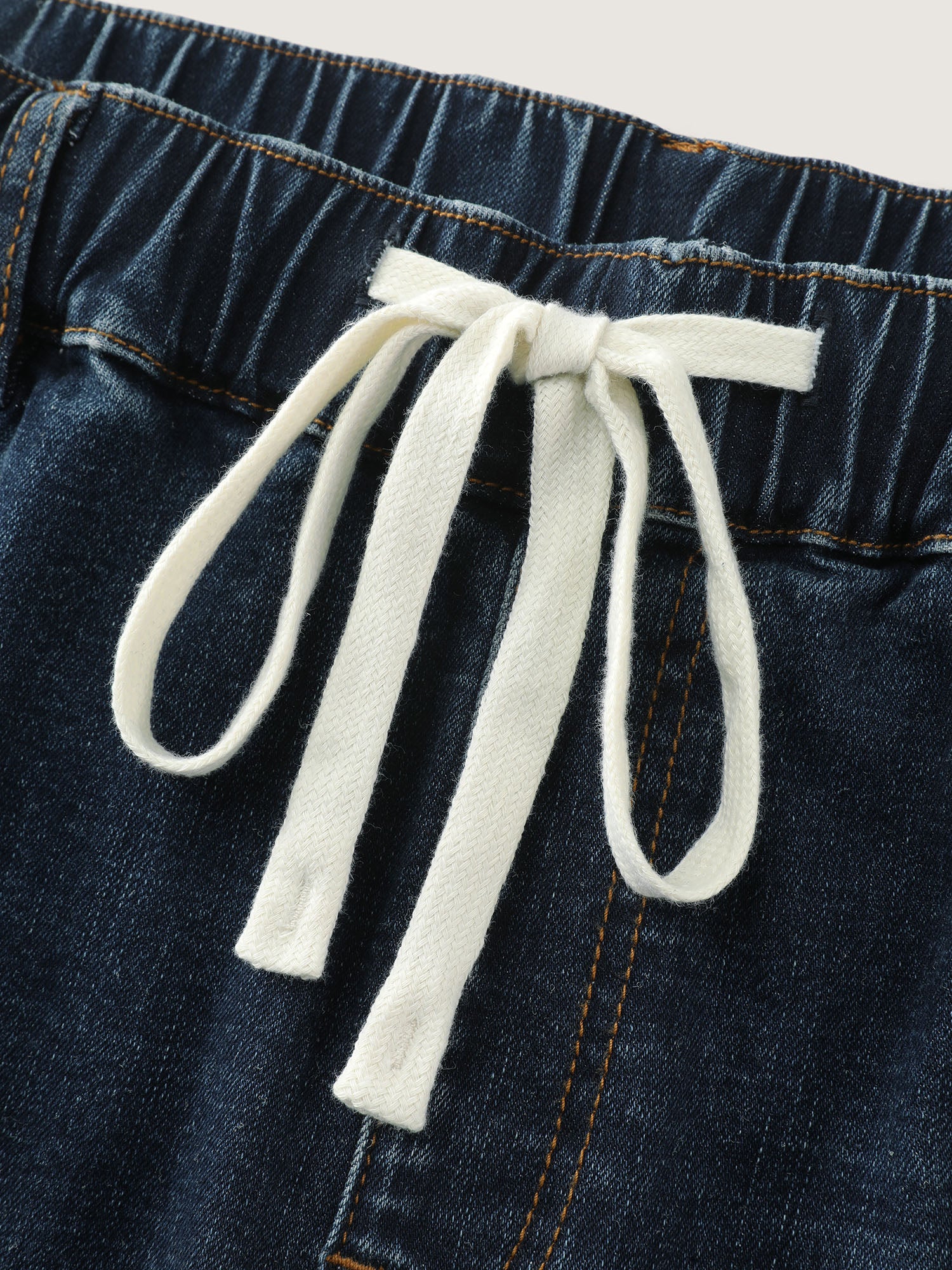 Easy Pull-On Stretchy Skinny-Fit Denim Shorts - Image 7
