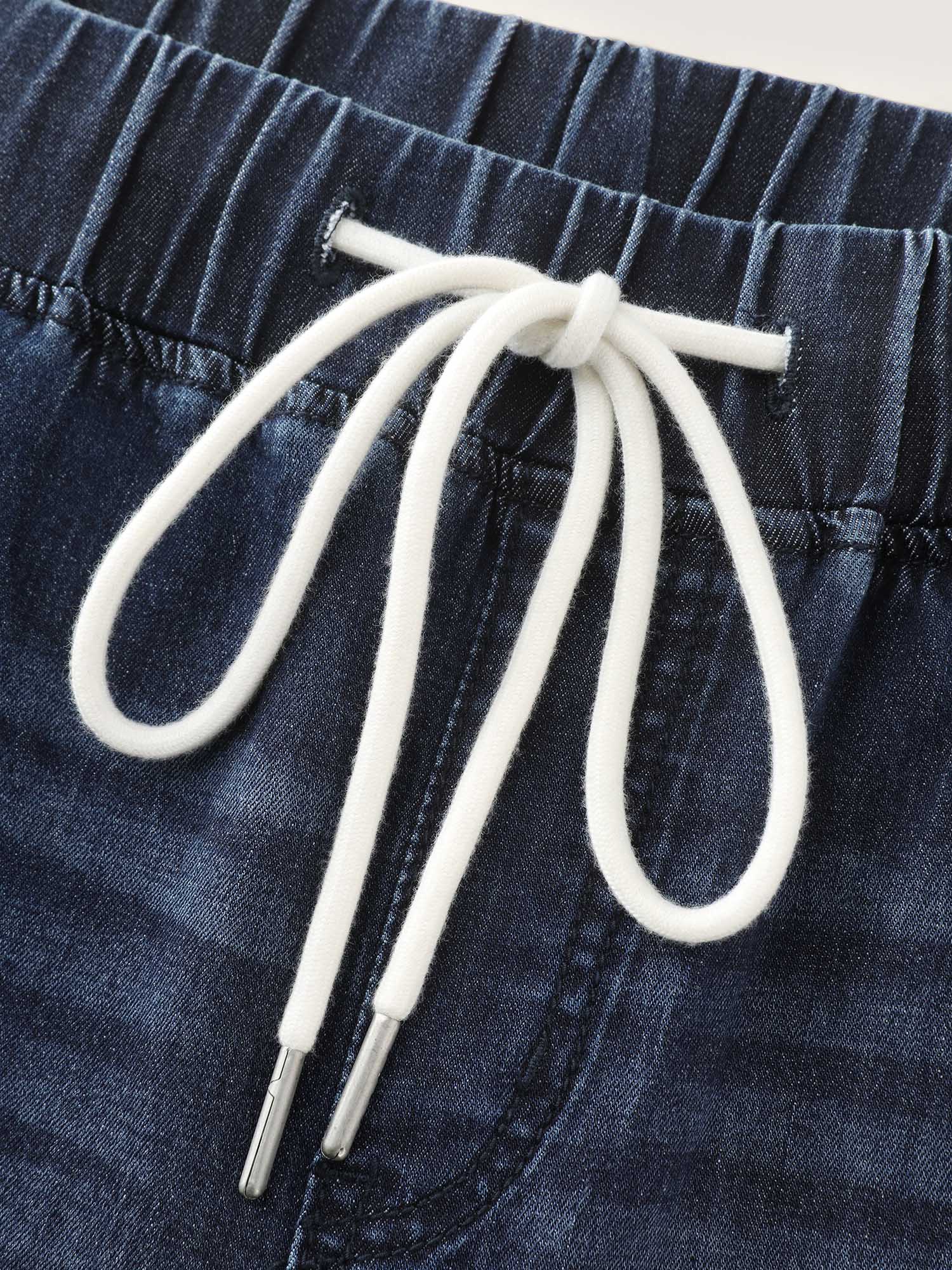 Easy Pull-On Stretchy Wide-Leg Jeans - Image 7