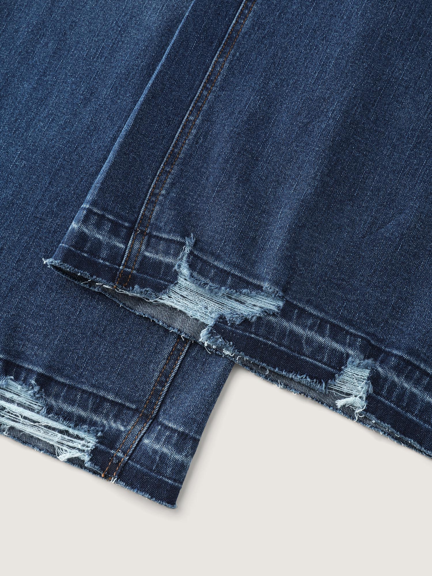 Easy Pull-On Stretchy Wide-Leg Jeans - Image 8