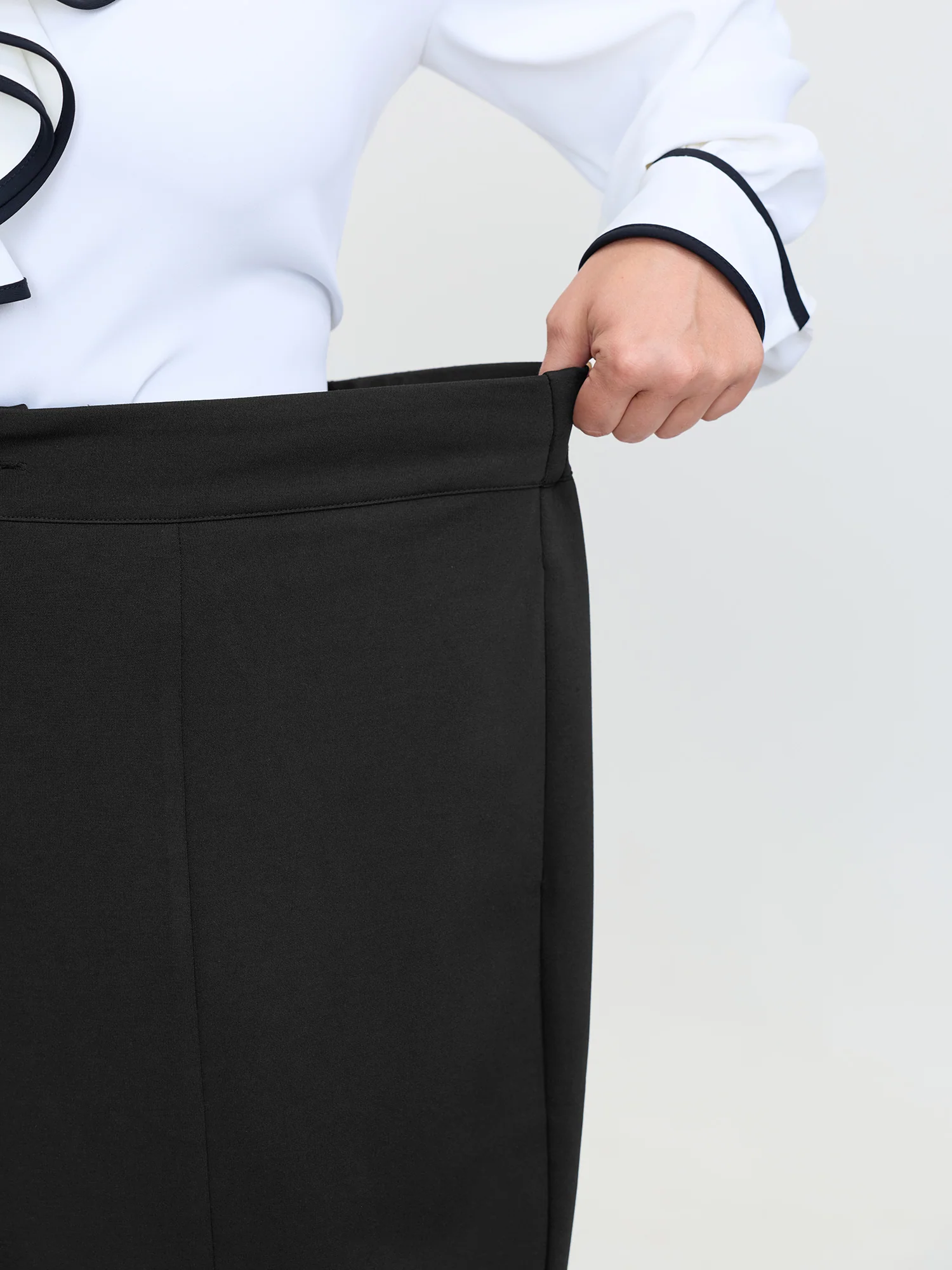 Elastic Back Waistband Pants - Image 4