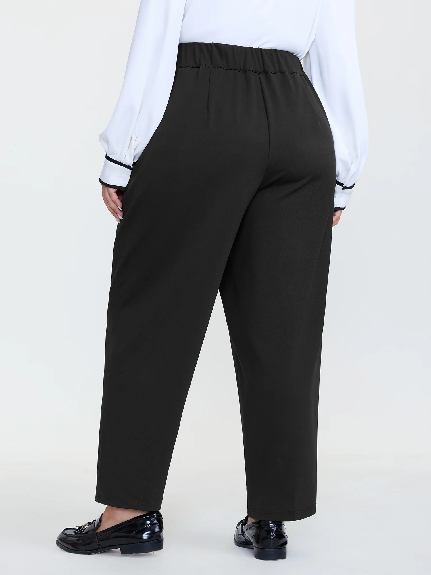 Elastic Back Waistband Pants - Image 6