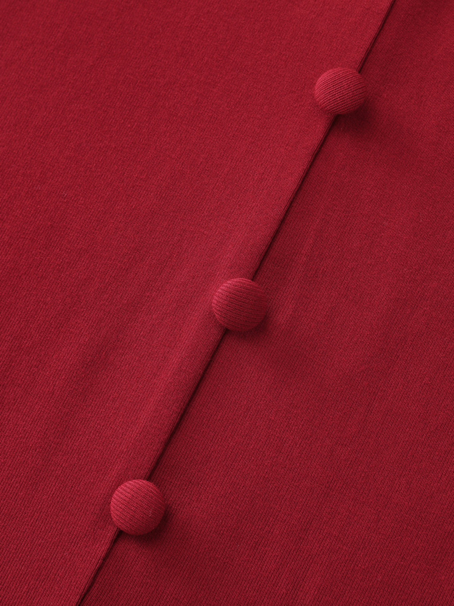 Elastic Button Detail Fitted Tank Top - Image 7