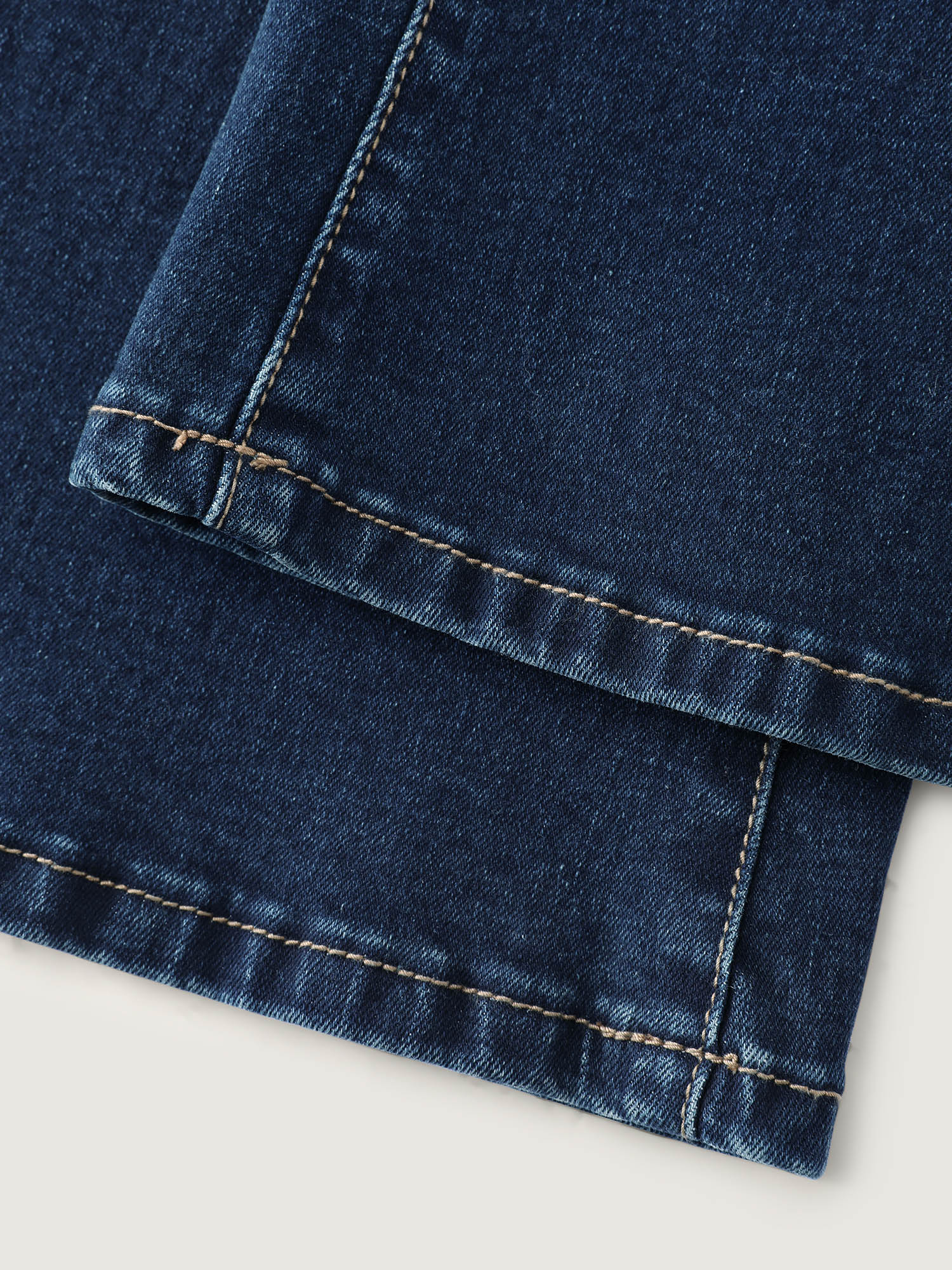 Elastic Waistband Flare Hem Jeans - Image 7