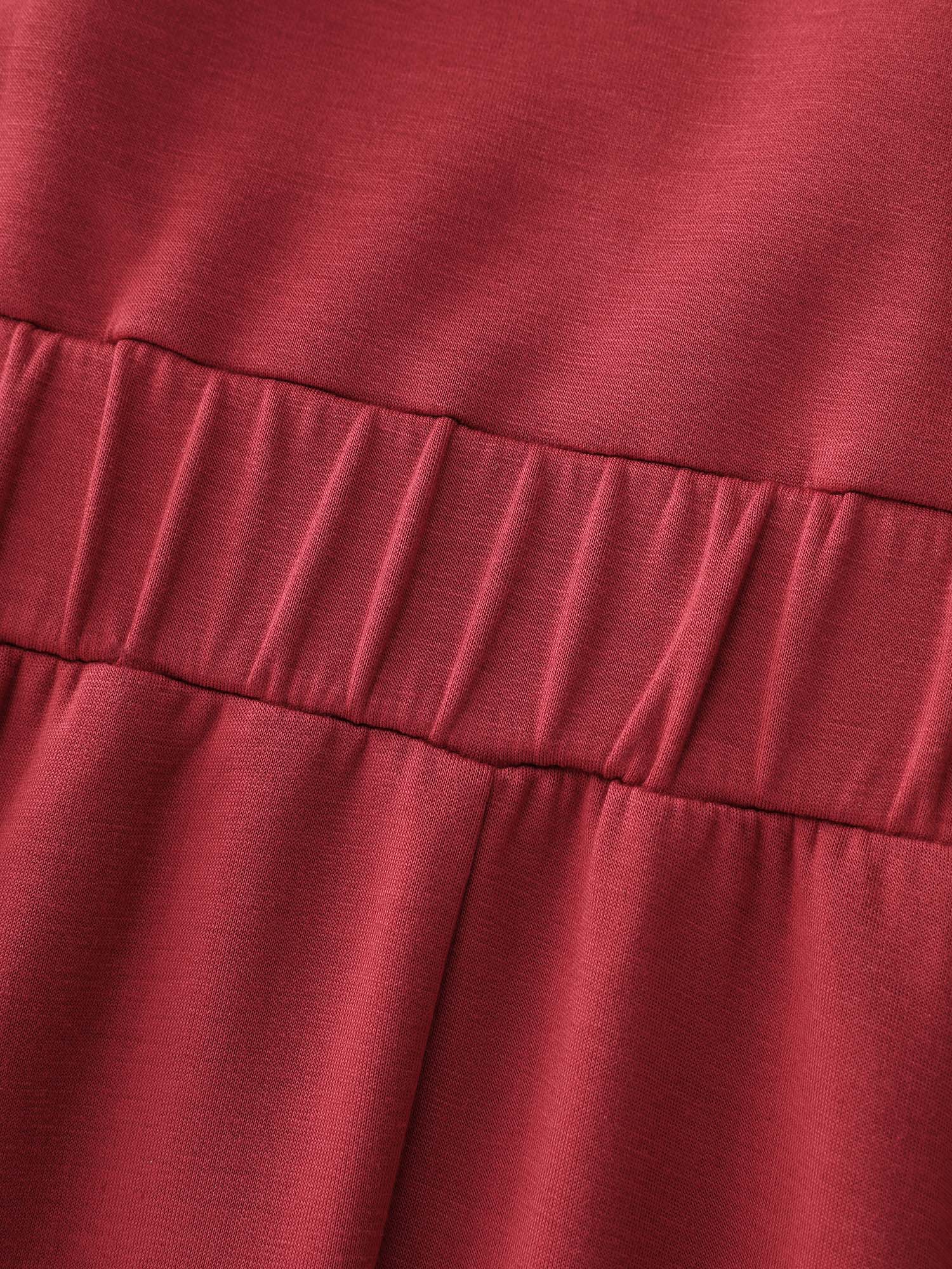 Elegant Knotted Side Pockets Midi Dress - Image 6