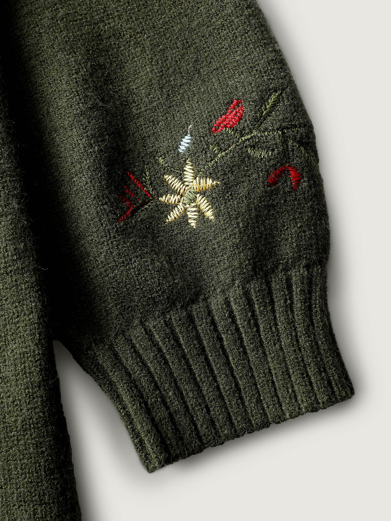 Supersoft Embroidered Button Knit Cardigan - Image 6
