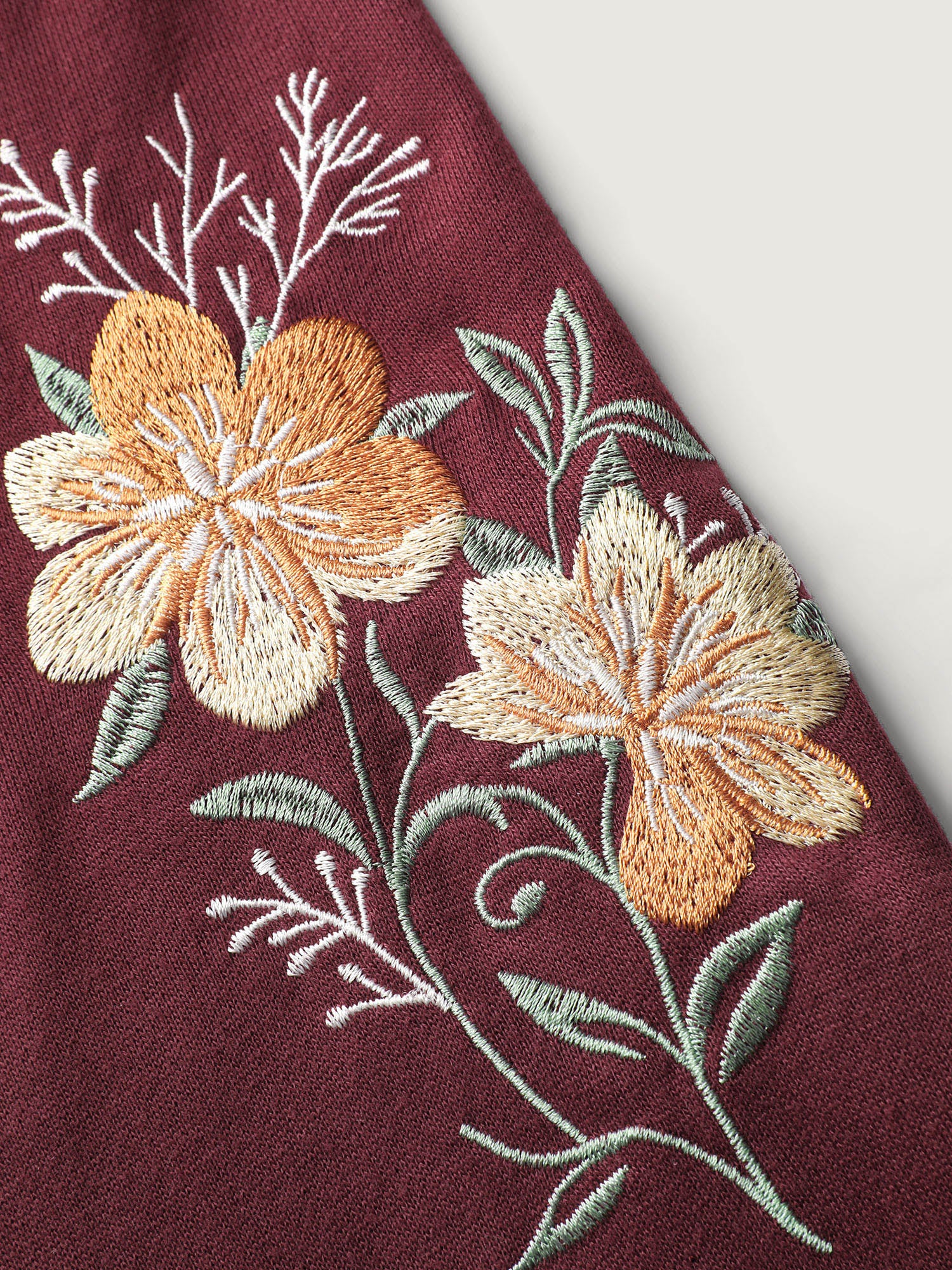 Embroidered Sleeve Button-Down Jacket - Image 7
