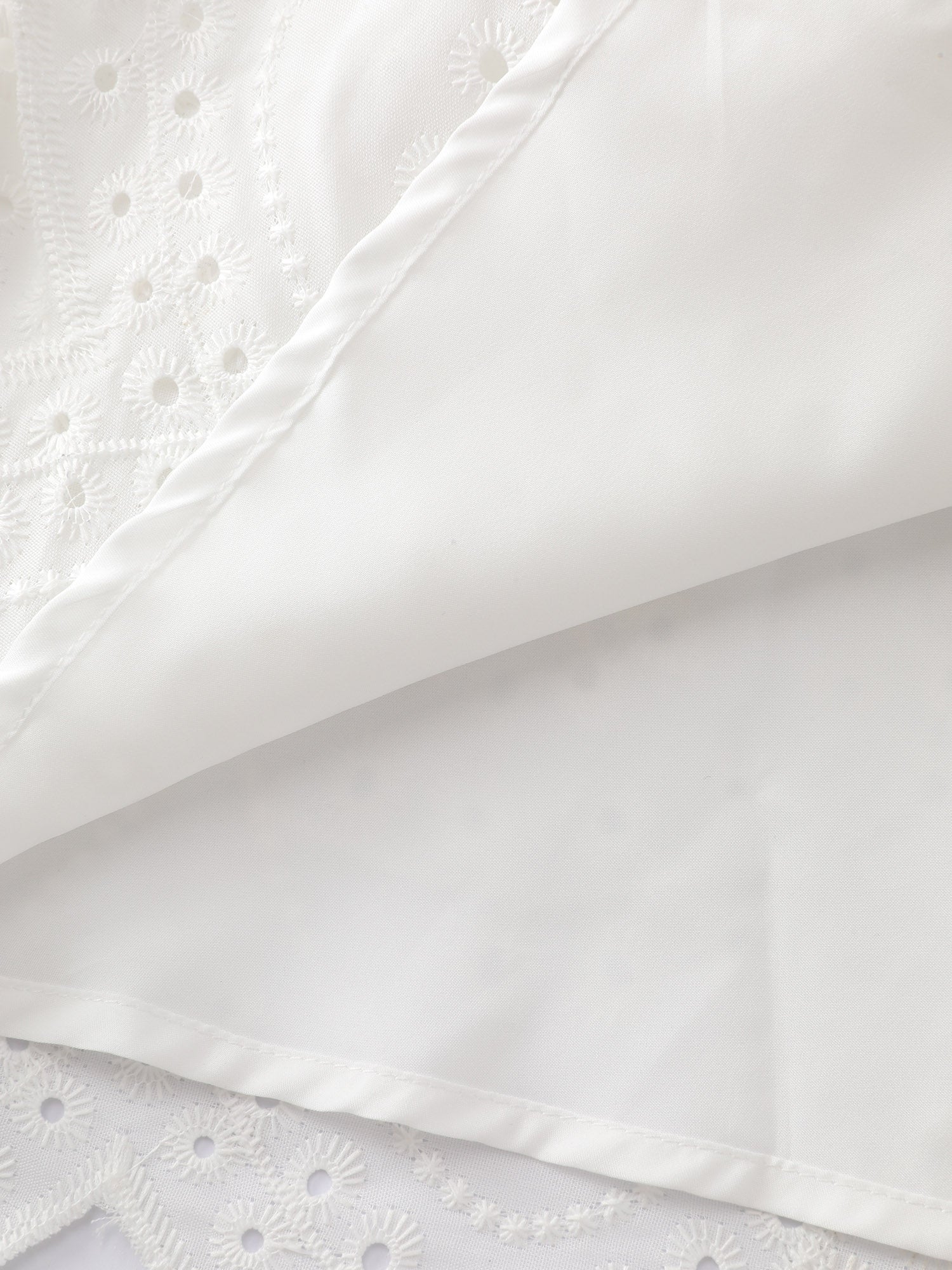 Eyelet Embroidery Cinched Waist Maxi Dress - Image 7