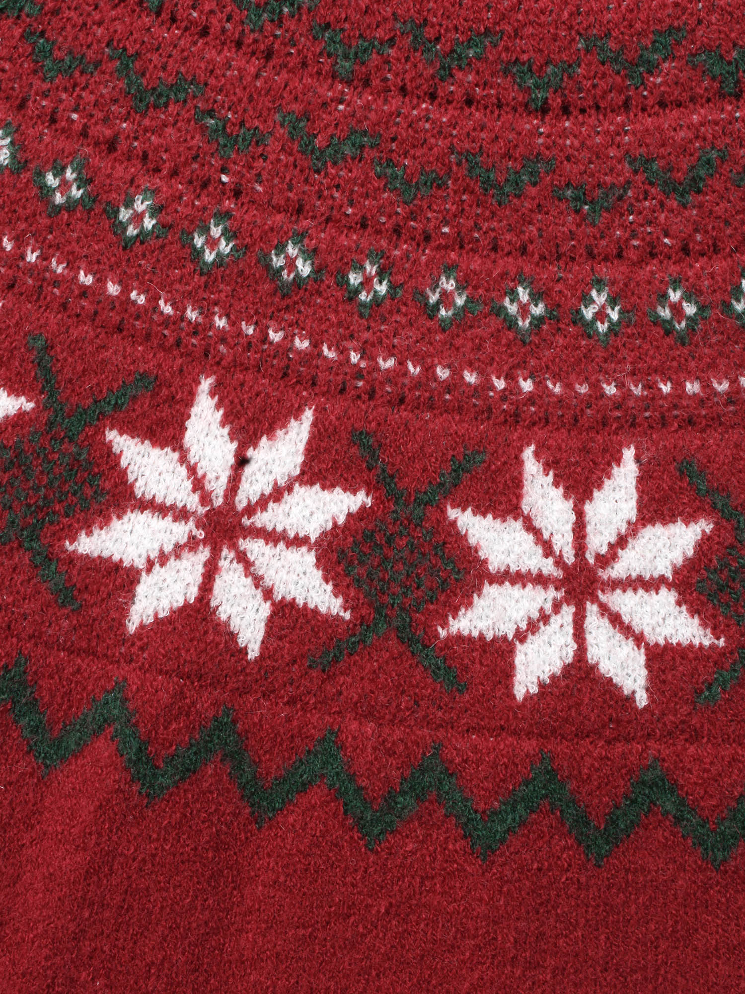 Fair Isle Geometric Midi Sweater Dress - Image 6